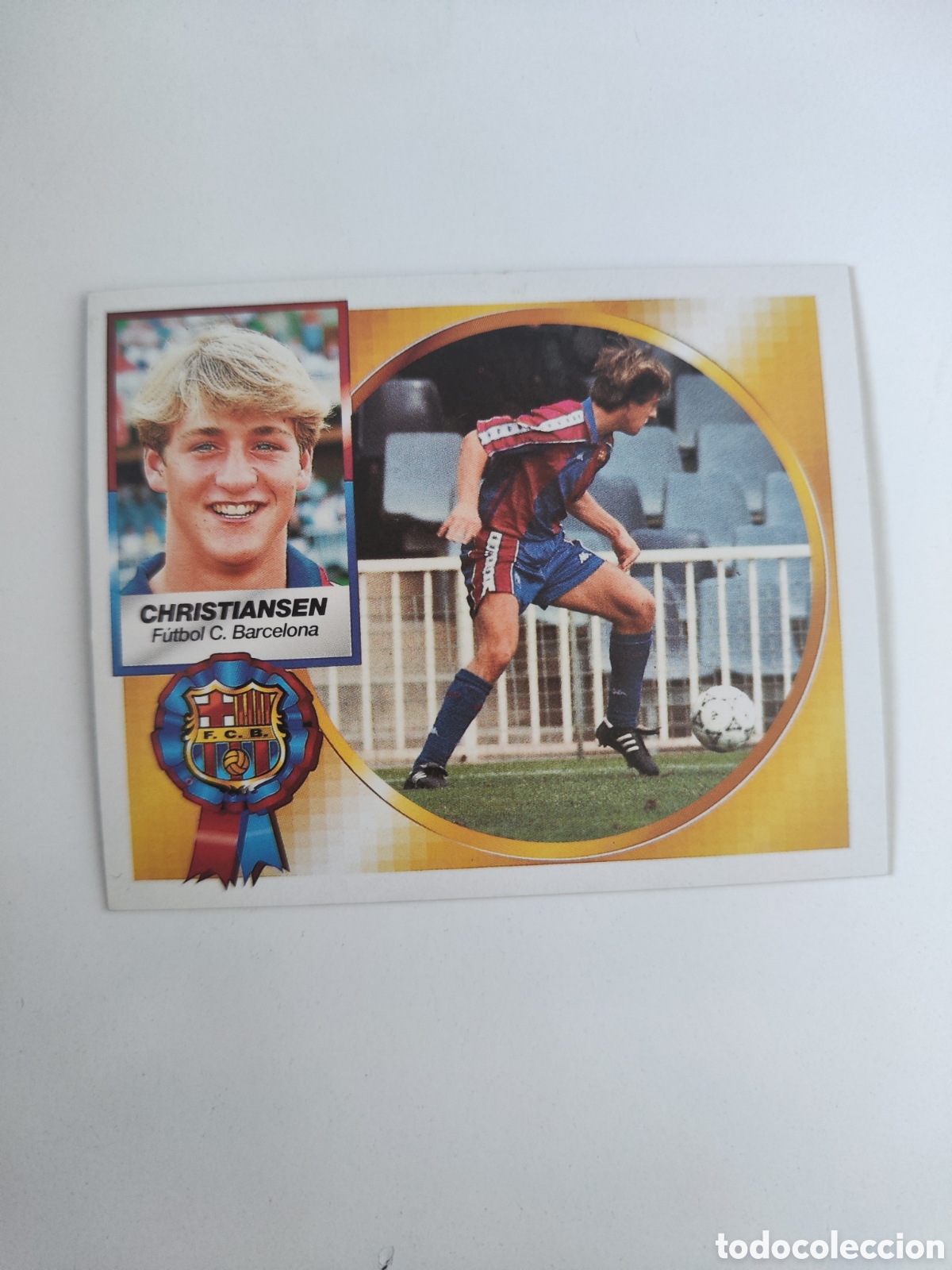 Cromos de F&uacute;tbol: Este 94 95 nuevo sin pegar buen estado Barcelona Christiansen baja