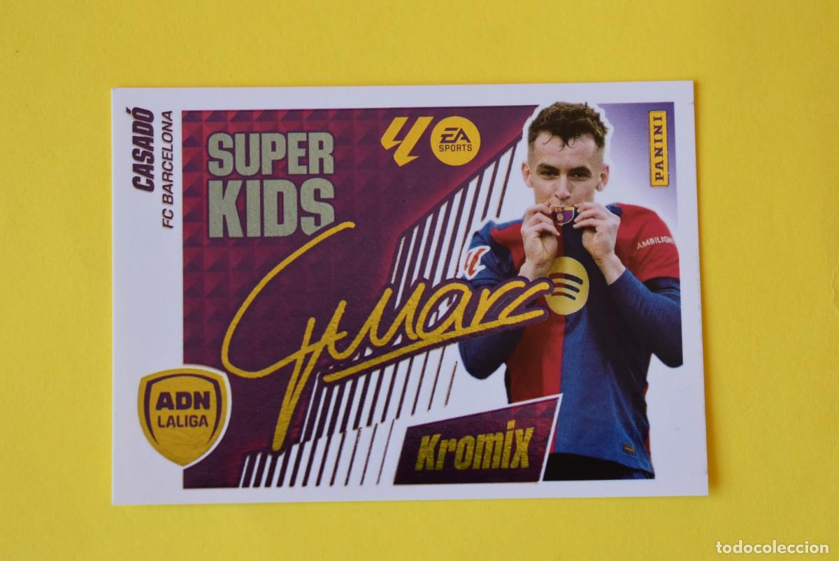 Cromos de F&uacute;tbol: Cromo Liga 25 26. 2025 2026. Casad&oacute;. Kromix Super Kids. N. &ordm; K5. Barcelona. Panini