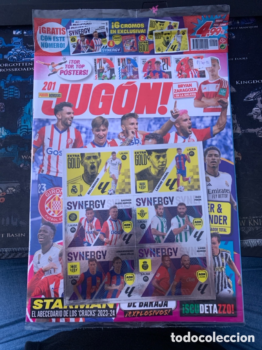 Cromos de F&uacute;tbol: REVISTA JUGON 201 PRECINTADA