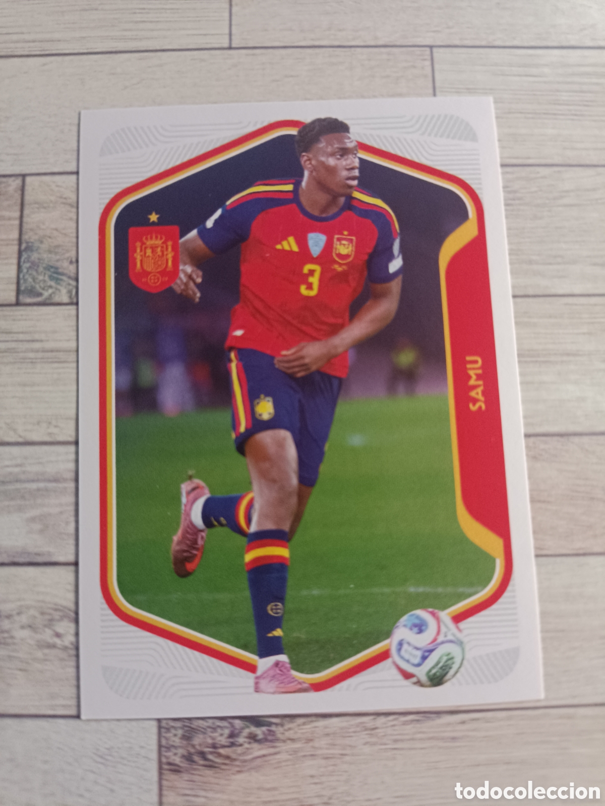 Cromos de F&uacute;tbol: 57 SAMU SELECCION ESPA&Ntilde;OLA ESPA&Ntilde;A MUNDIAL CARREFOUR 26 PANINI 2026