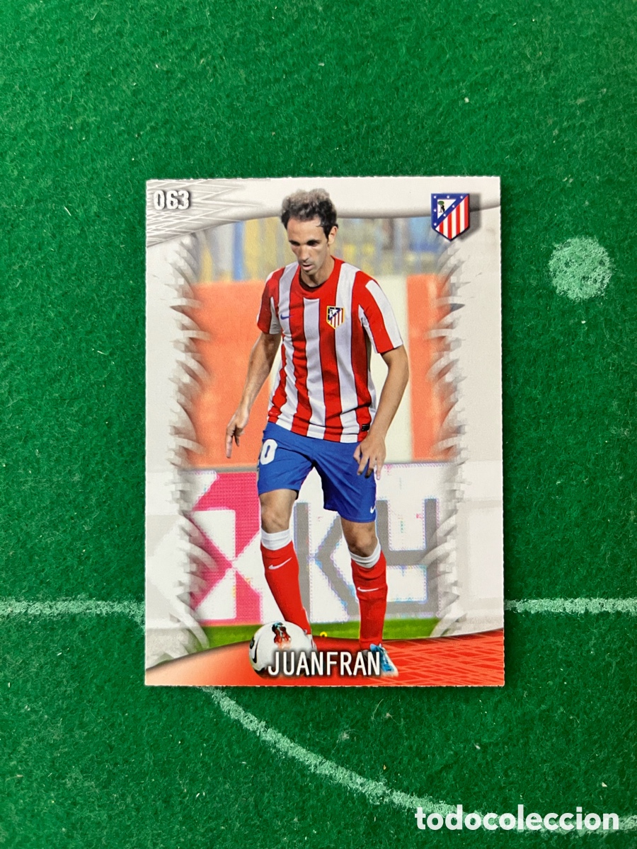 Cartes &agrave; collectionner de Football: 63 JUANFRAN ATL&Eacute;TICO DE MADRID LAS FICHAS DE LA LIGA 2013 2014 MUNDICROMO
