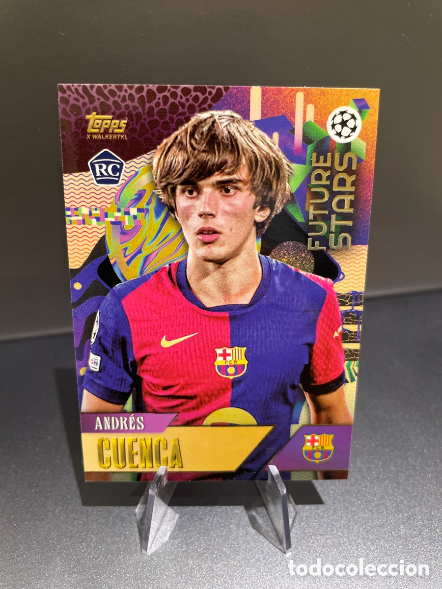 Cromos de F&uacute;tbol: Rookie Future Stars Topps Gold 2024-25 X Walkertkl FC Barcelona