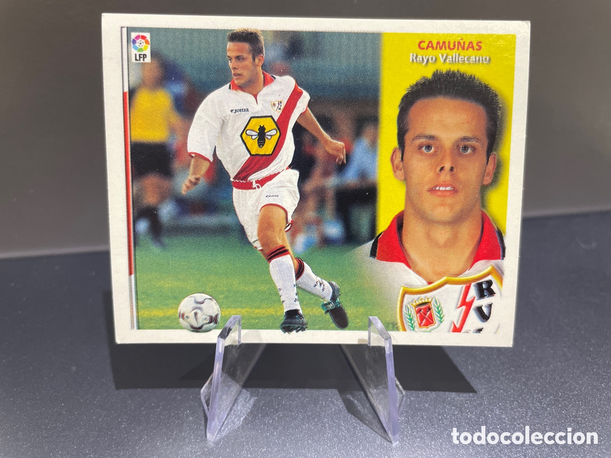 Figurine di Calcio: Camu&ntilde;as coloca Liga Este 2002-03 2002 2003 Rayo Vallecano perfecto estado