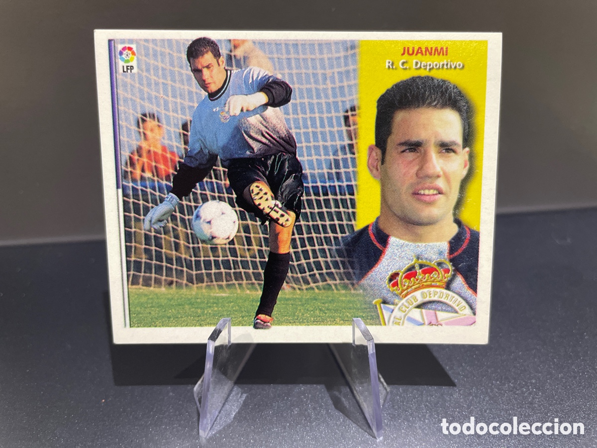 Figurine di Calcio: Juanmi coloca Liga Este 2002-03 2002 2003 Deportivo de la Coru&ntilde;a perfecto estado