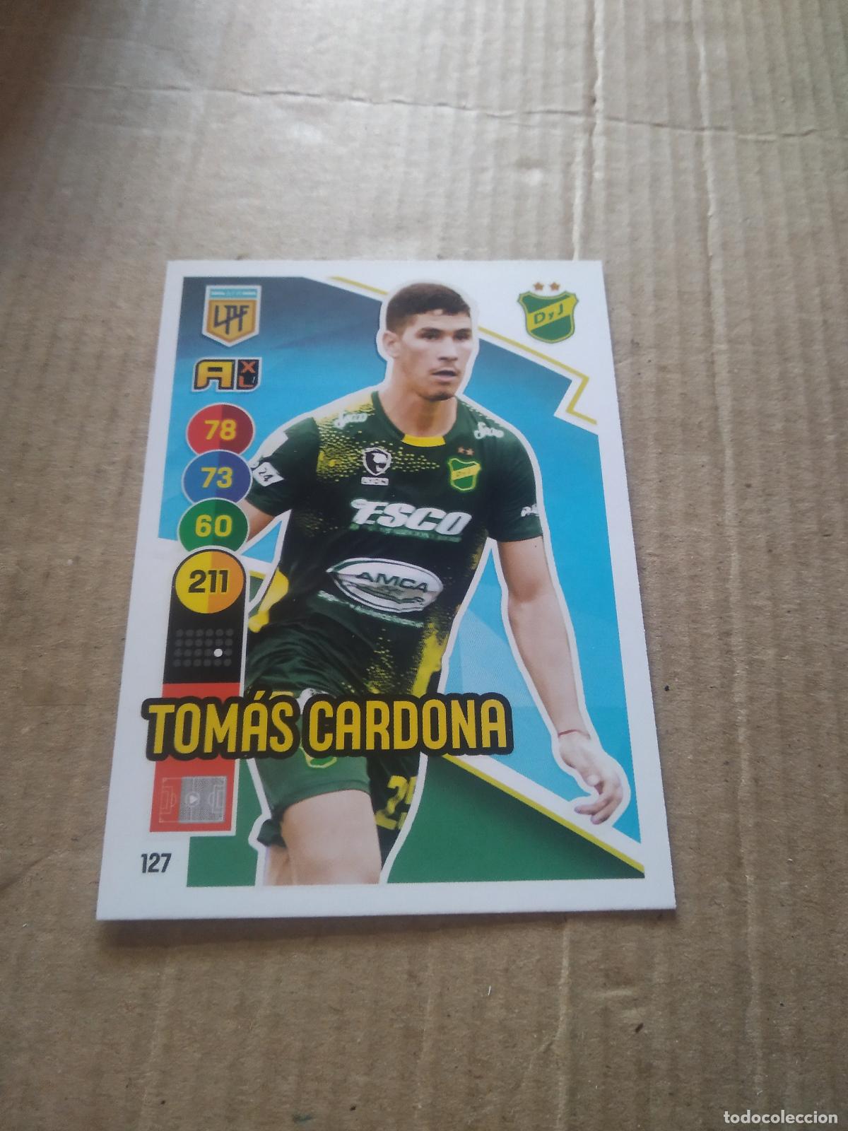 Cromos de F&uacute;tbol: 127 TOMAS CARDONA DEFENSA Y JUSTICIA CROMO FUTBOL ARGENTINO PANINI LIGA ARGENTINA 2021 ADRENALYN