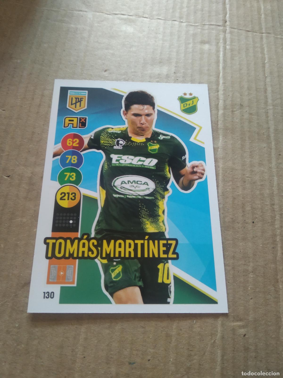 Cromos de F&uacute;tbol: 130 TOMAS MARTINEZ DEFENSA Y JUSTICIA CROMO FUTBOL ARGENTINO PANINI LIGA ARGENTINA 2021 ADRENALYN