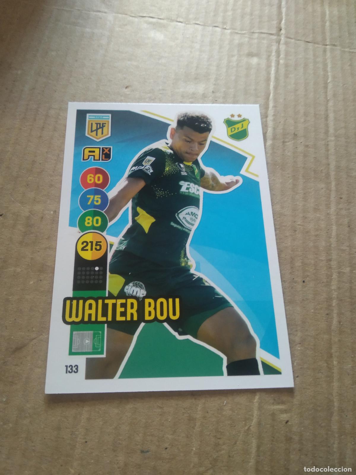 Cromos de F&uacute;tbol: 133 WALTER BOU DEFENSA Y JUSTICIA CROMO FUTBOL ARGENTINO PANINI LIGA ARGENTINA 2021 ADRENALYN