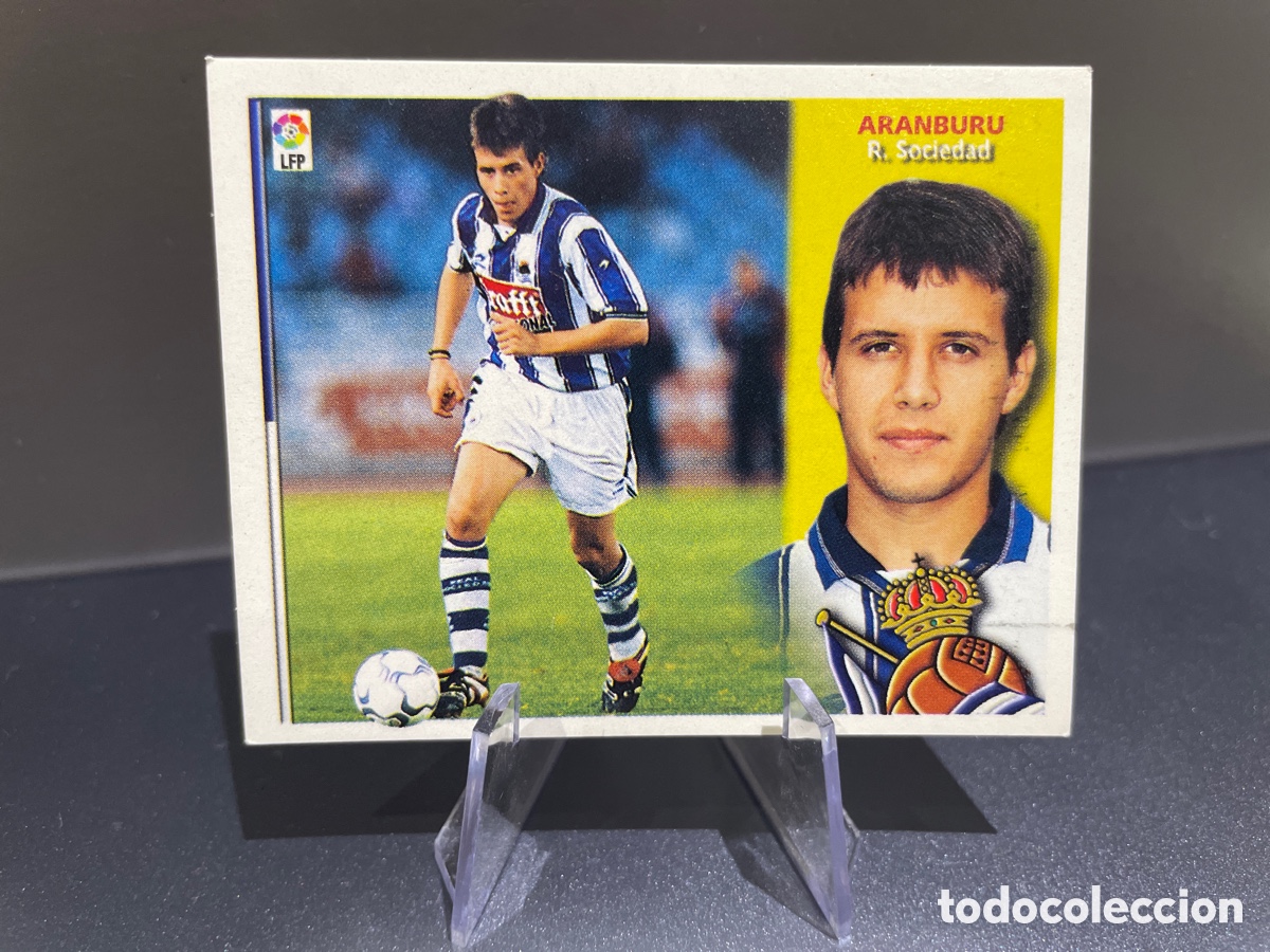 Cromos de F&uacute;tbol: Aranburu Liga Este 2002-03 2002 2003 Real Sociedad perfecto estado