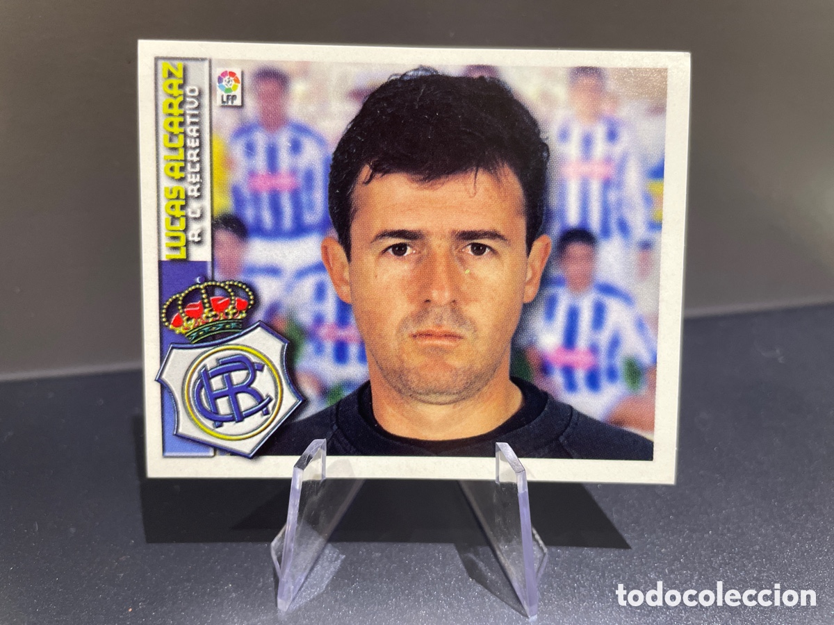 Cromos de F&uacute;tbol: Lucas Alcaraz Liga Este 2002-03 2002 2003 Recreativo de Huelva perfecto estado
