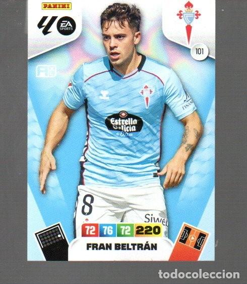 Cromos de F&uacute;tbol: CROMO DE LIGA FUTBOL 2025/25 DE XL ADRENALYN Y PANINI CELTA DE N&ordm; 101 FRAN BELTR&Aacute;N