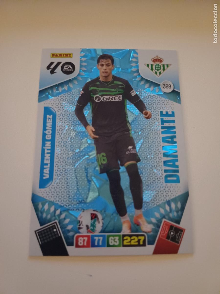 Cromos de F&uacute;tbol: 399 - Valent&iacute;n G&oacute;mez (Real Betis)