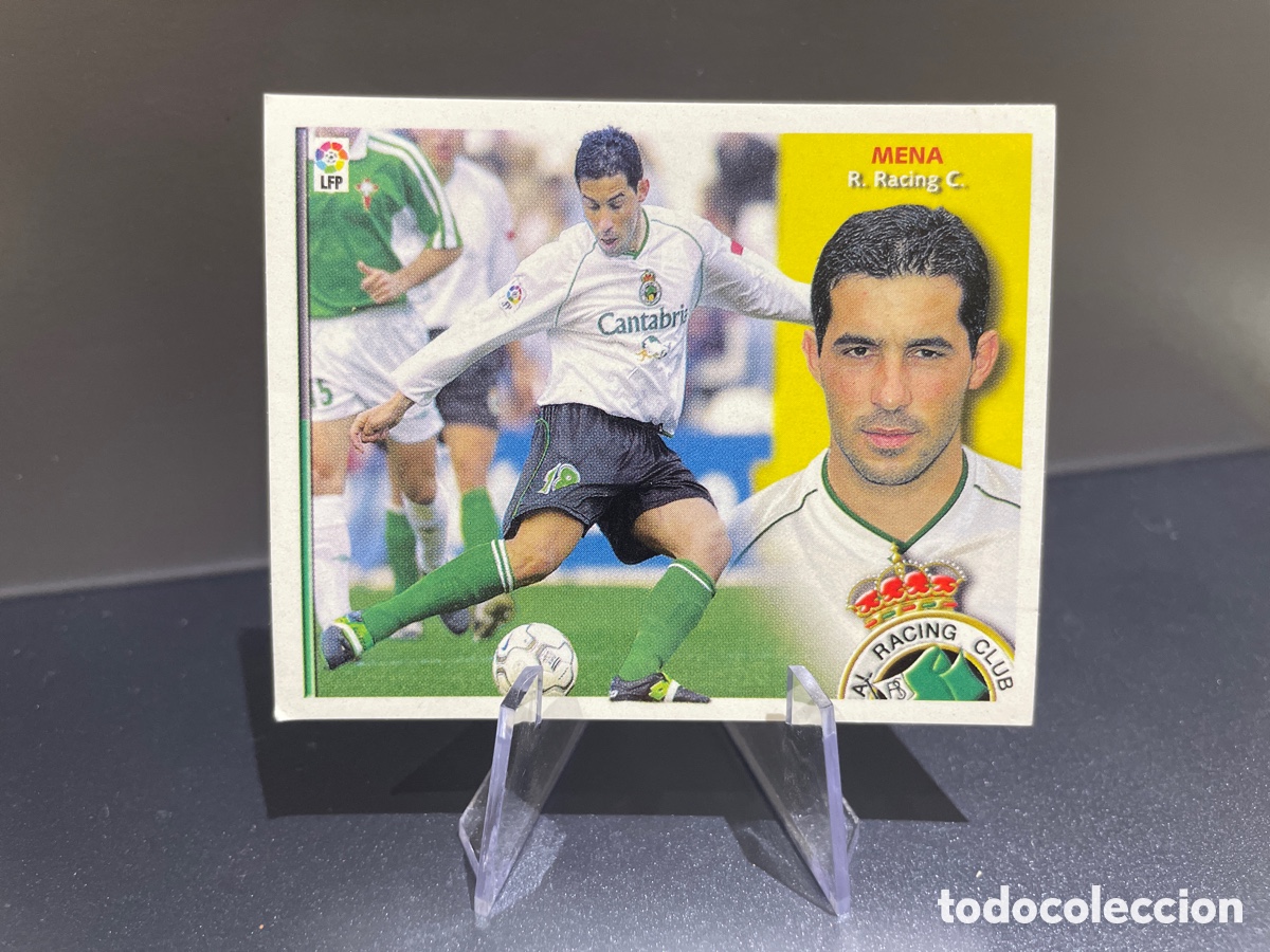 Cromos de F&uacute;tbol: Mena Liga Este 2002-03 2002 2003 Racing de Santander perfecto estado