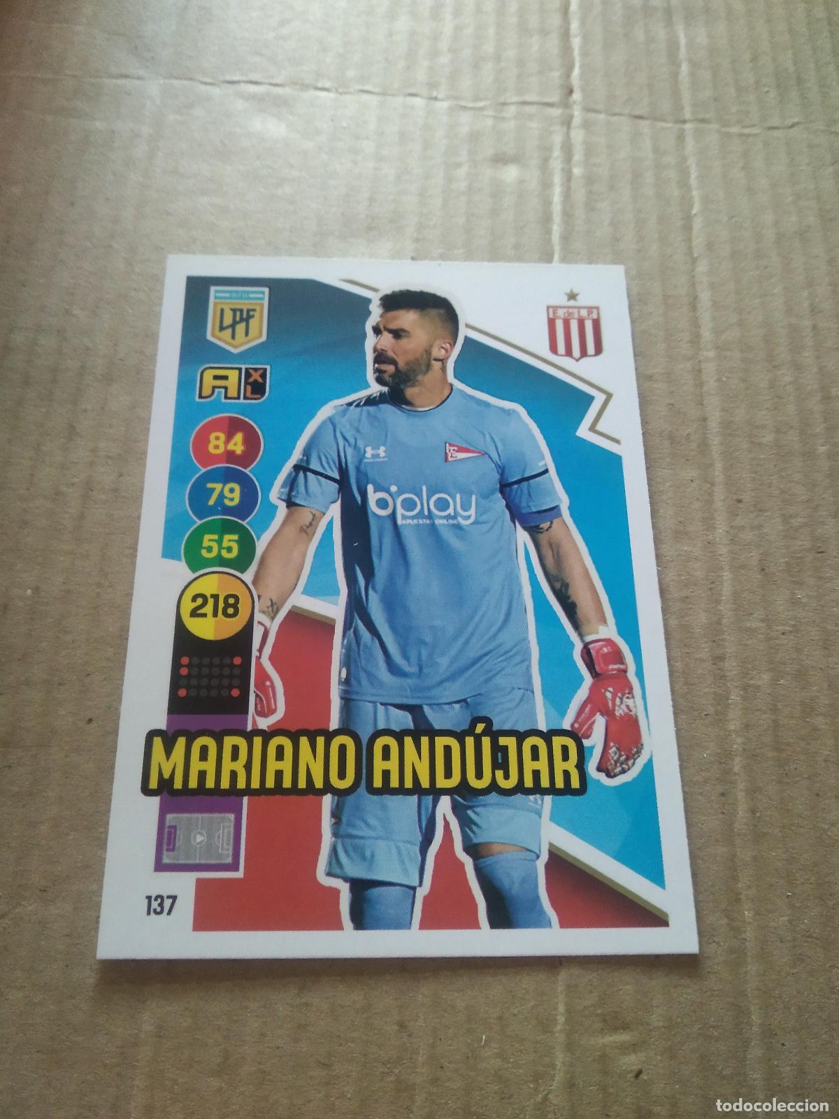 Cromos de F&uacute;tbol: 137 MARIANO ANDUJAR ESTUDIANTES CROMO FUTBOL ARGENTINO PANINI LIGA ARGENTINA 2021 ADRENALYN