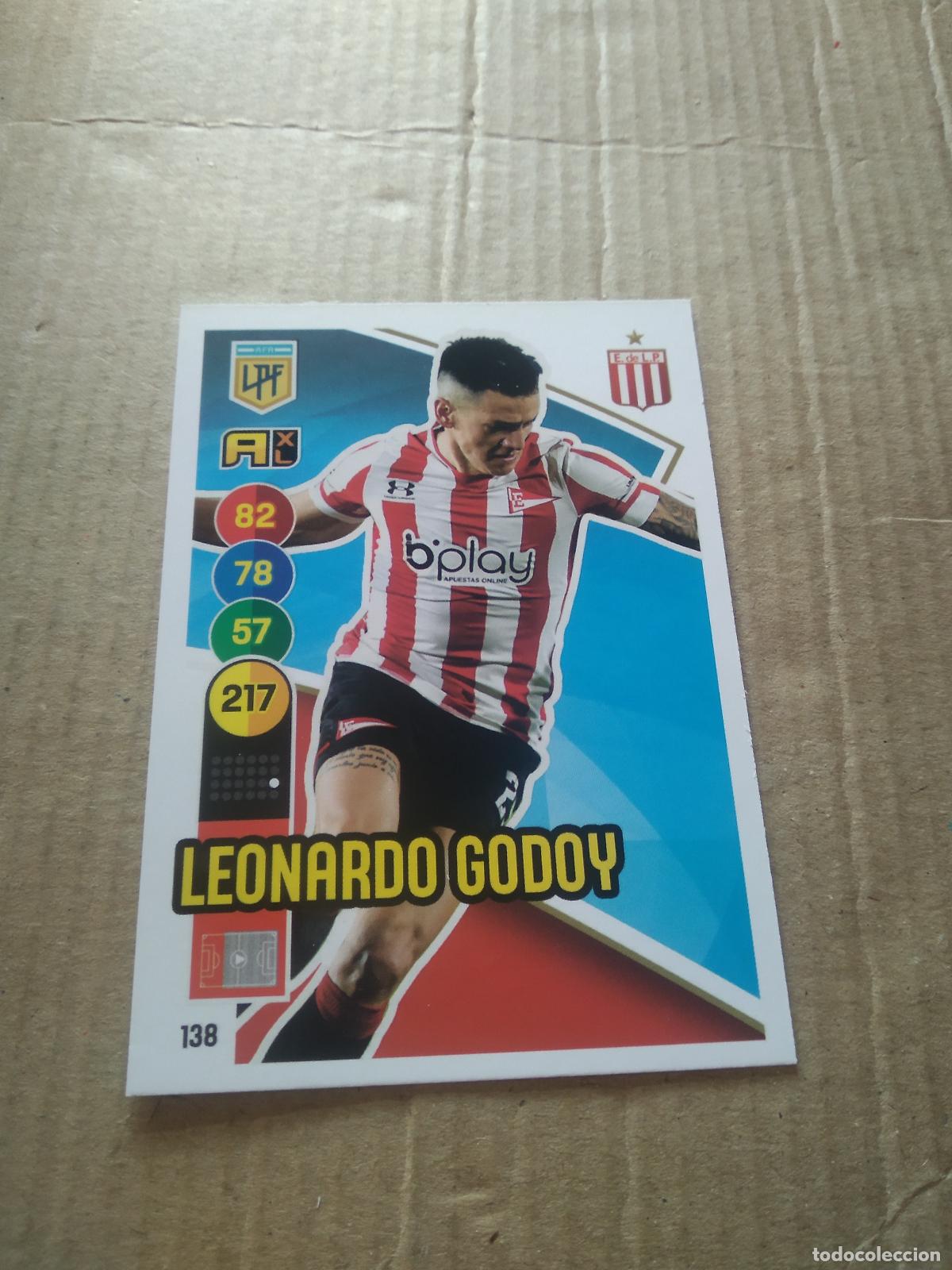 Cromos de F&uacute;tbol: 138 LEONARDO GODOY ESTUDIANTES CROMO FUTBOL ARGENTINO PANINI LIGA ARGENTINA 2021 ADRENALYN