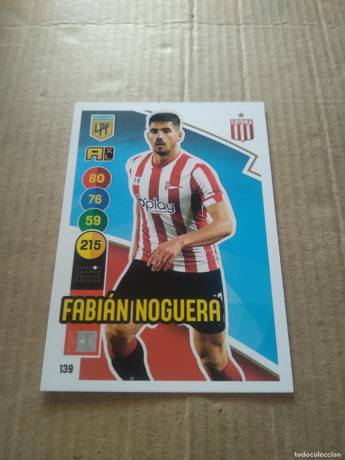 Cromos de F&uacute;tbol: 139 FABIAN NOGUERA ESTUDIANTES CROMO FUTBOL ARGENTINO PANINI LIGA ARGENTINA 2021 ADRENALYN