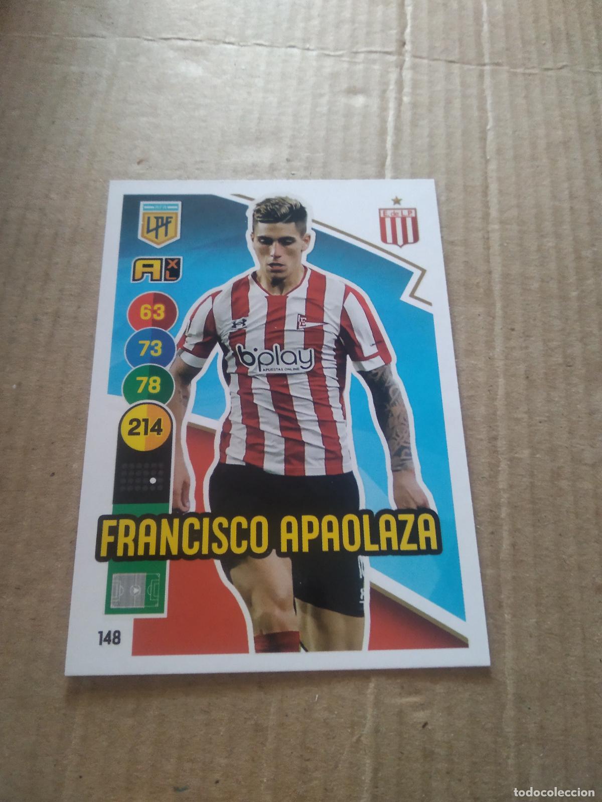 Cromos de Futebol: 148 FRANCISCO APAOLAZA ESTUDIANTES CROMO FUTBOL ARGENTINO PANINI LIGA ARGENTINA 2021 ADRENALYN
