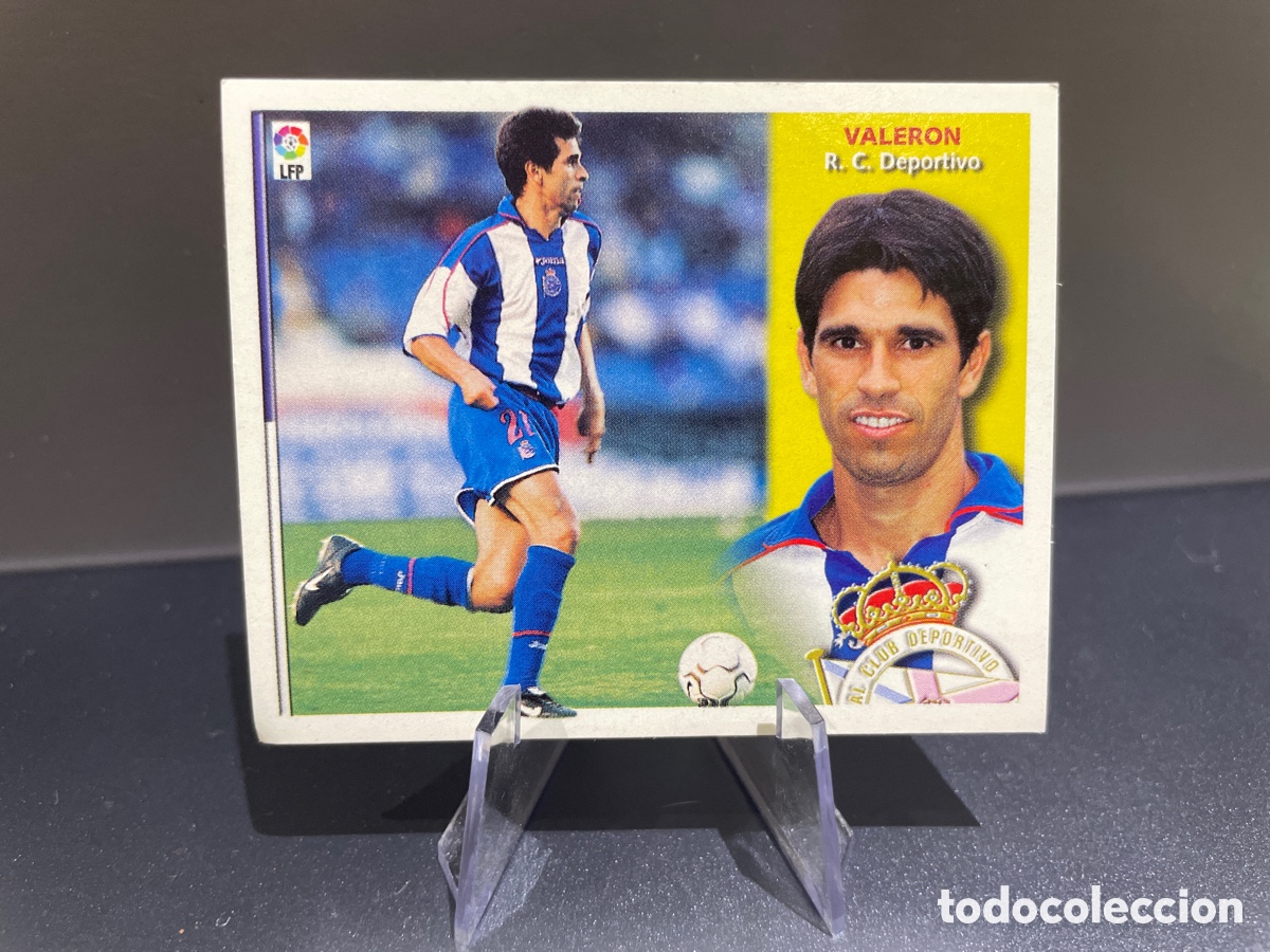 Cromos de F&uacute;tbol: Valeron Liga Este 2002-03 2002 2003 Deportivo de la Coru&ntilde;a perfecto estado