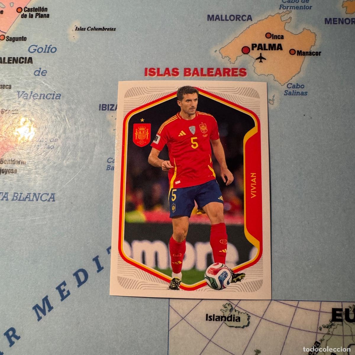 Cromos de F&uacute;tbol: Vivian n&uacute;mero 18 la selecci&oacute;n espa&ntilde;ola &ldquo;Espa&ntilde;a 2026&rdquo; del Carrefour 2026