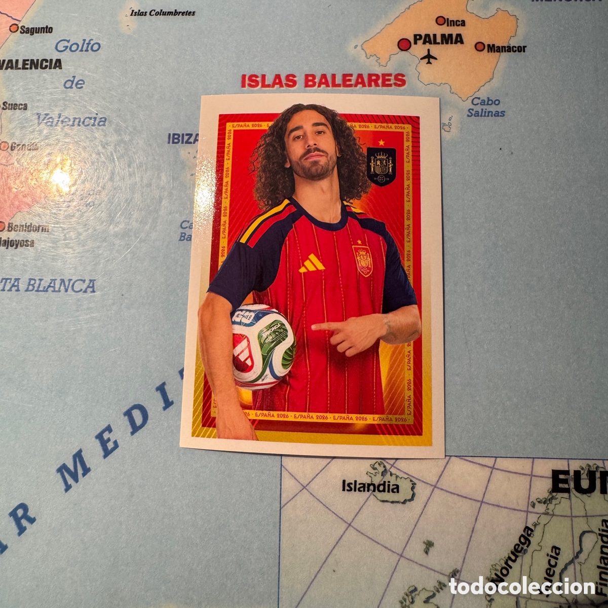 Cromos de F&uacute;tbol: Cucurella n&uacute;mero 27 la selecci&oacute;n espa&ntilde;ola &ldquo;Espa&ntilde;a 2026&rdquo; del Carrefour 2026