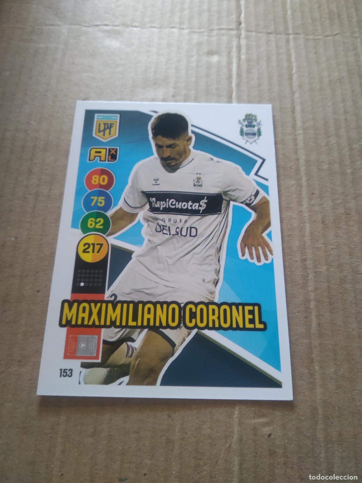 Cromos de Futebol: 153 MAXIMILIANO CORONEL gimnasia CROMO FUTBOL ARGENTINO PANINI LIGA ARGENTINA 2021 ADRENALYN