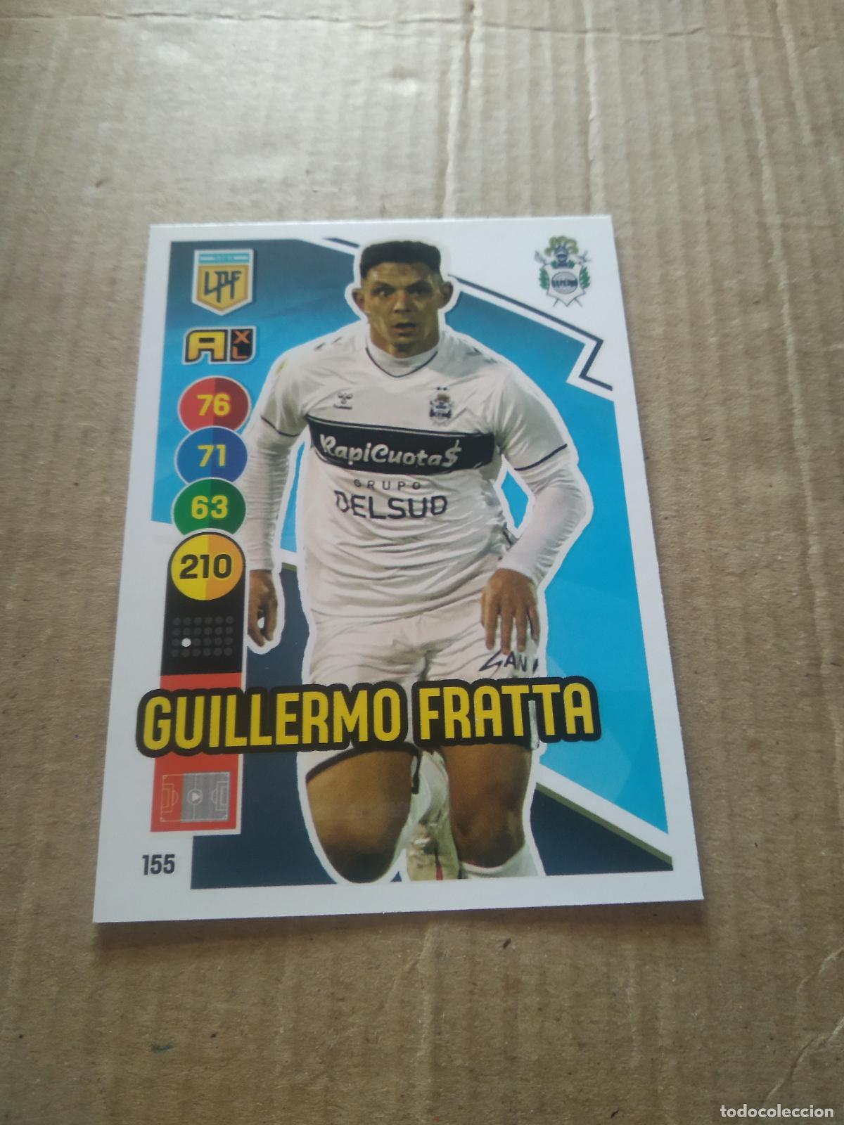 Cromos de Futebol: 155 GUILLERMO FRATTA gimnasia CROMO FUTBOL ARGENTINO PANINI LIGA ARGENTINA 2021 ADRENALYN
