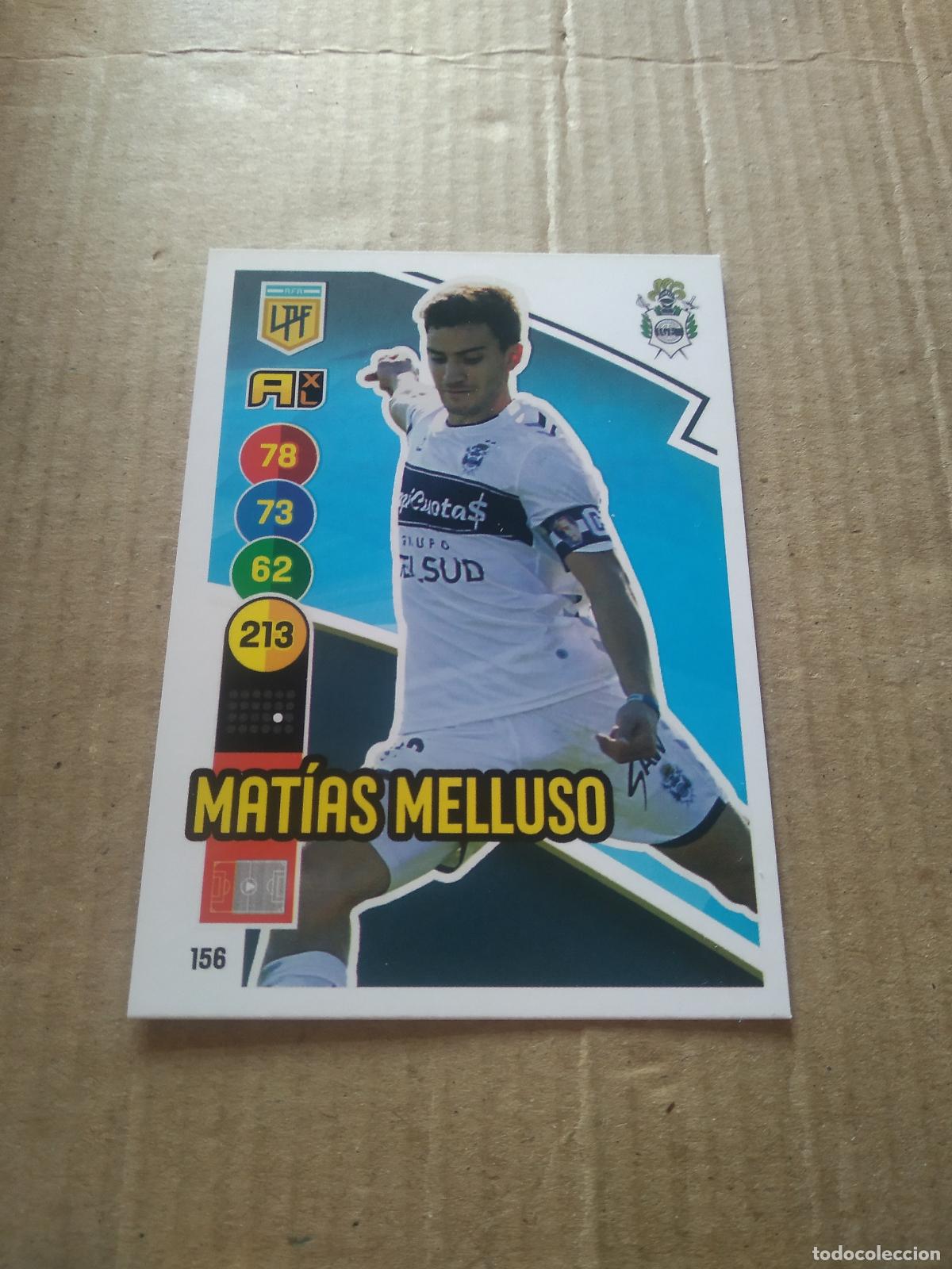 Cromos de Futebol: 156 MATIAS MELLUSO gimnasia CROMO FUTBOL ARGENTINO PANINI LIGA ARGENTINA 2021 ADRENALYN
