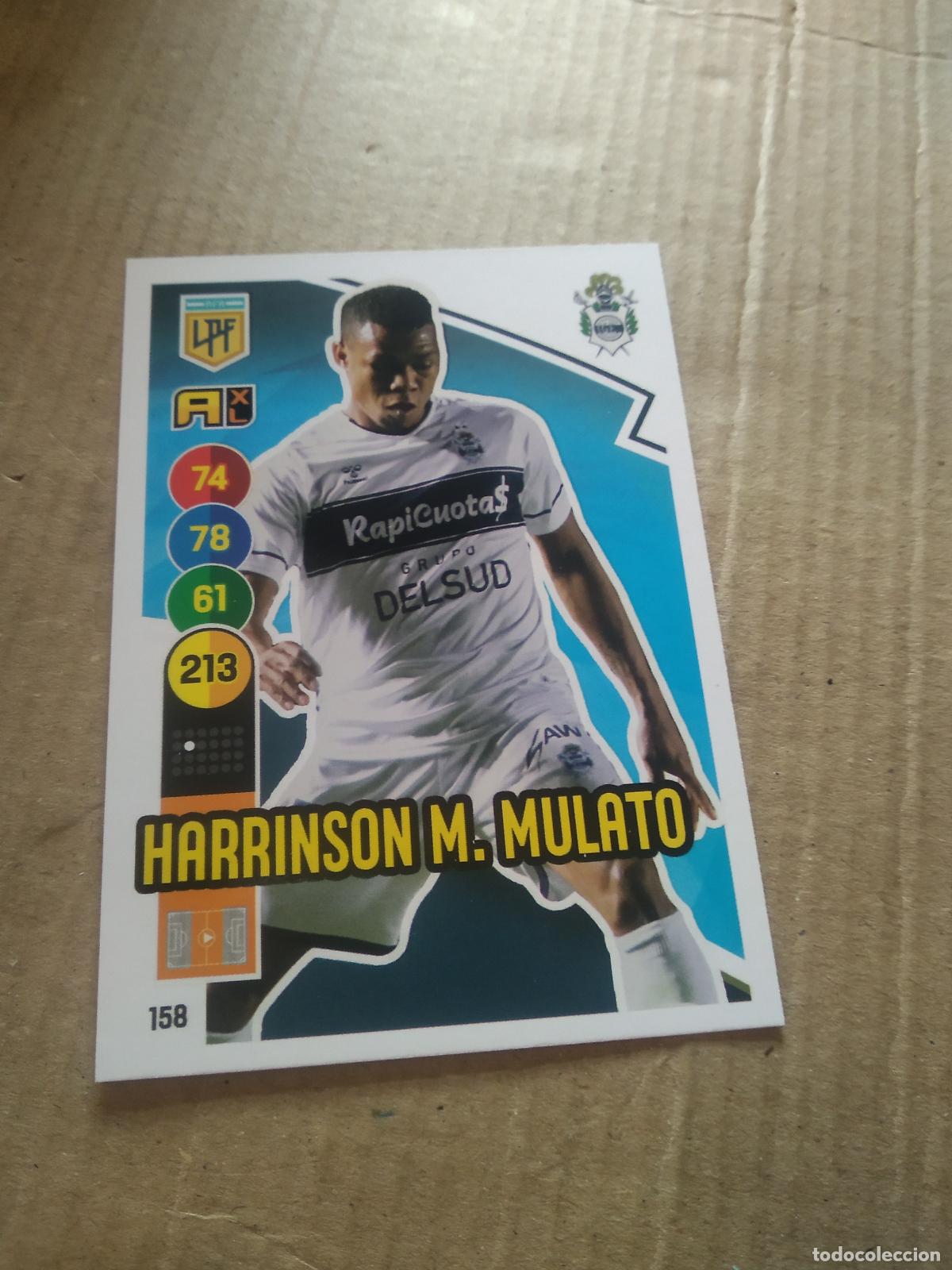 Cromos de Futebol: 158 HARRINSON M. MULATO gimnasia CROMO FUTBOL ARGENTINO PANINI LIGA ARGENTINA 2021 ADRENALYN