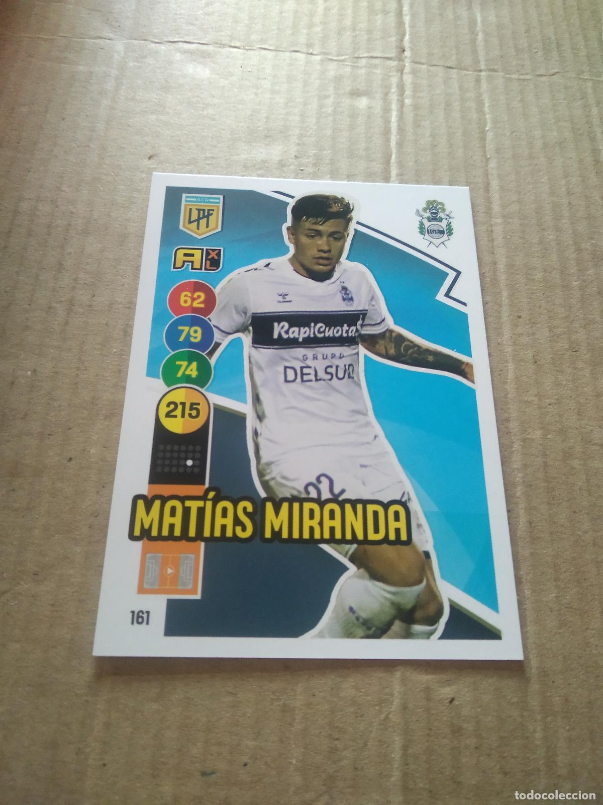 Fu&szlig;ball-Sticker: 161 MATIAS MIRANDA gimnasia CROMO FUTBOL ARGENTINO PANINI LIGA ARGENTINA 2021 ADRENALYN