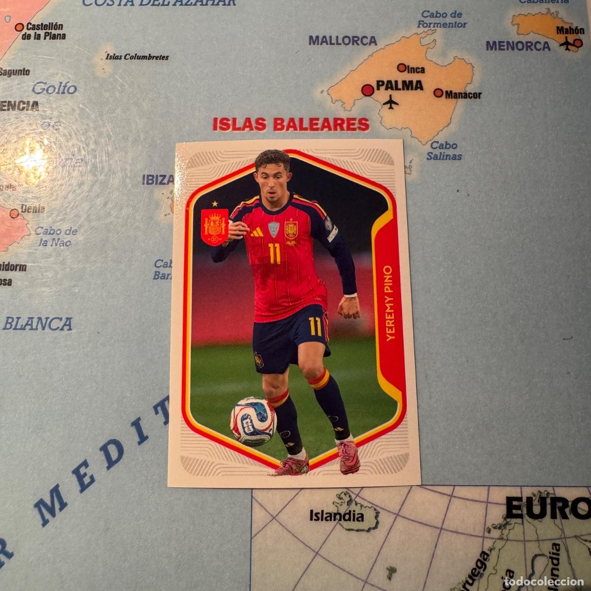 Cromos de F&uacute;tbol: Yeremy Pino n&uacute;mero 58 la selecci&oacute;n espa&ntilde;ola &ldquo;Espa&ntilde;a 2026&rdquo; del Carrefour 2026