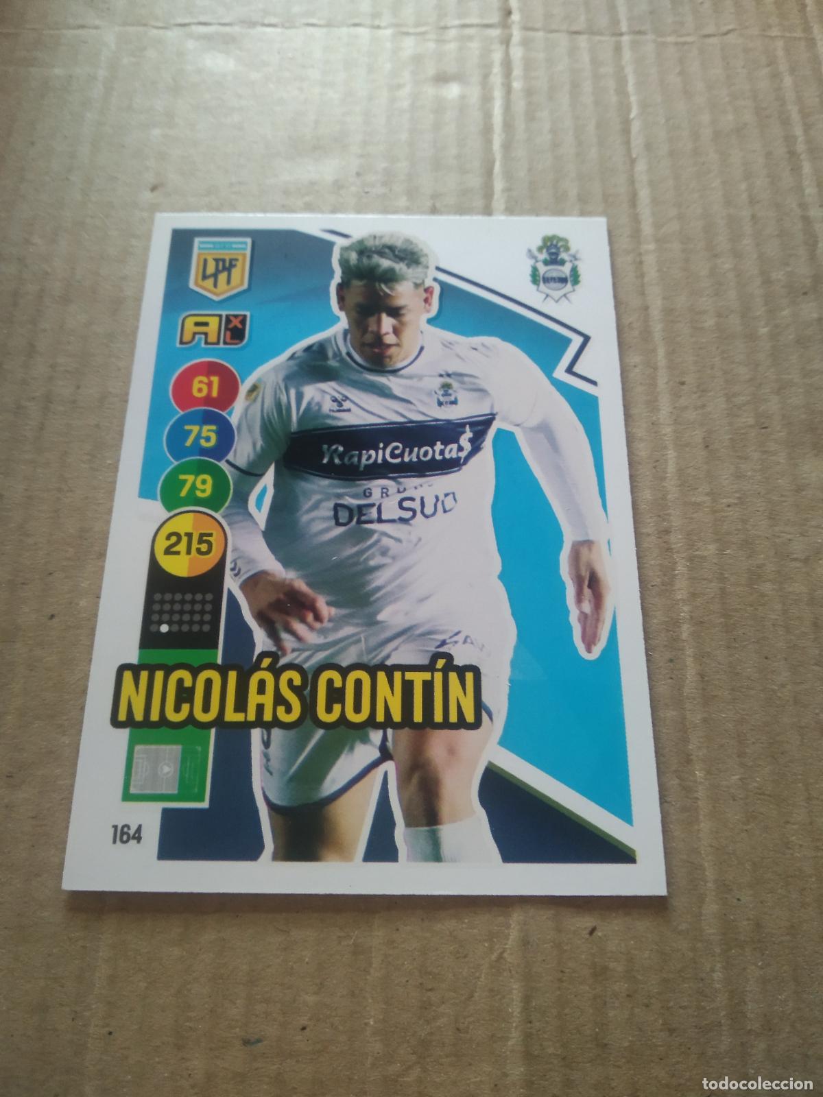 Cromos de F&uacute;tbol: 164 NICOLAS CONTIN gimnasia CROMO FUTBOL ARGENTINO PANINI LIGA ARGENTINA 2021 ADRENALYN