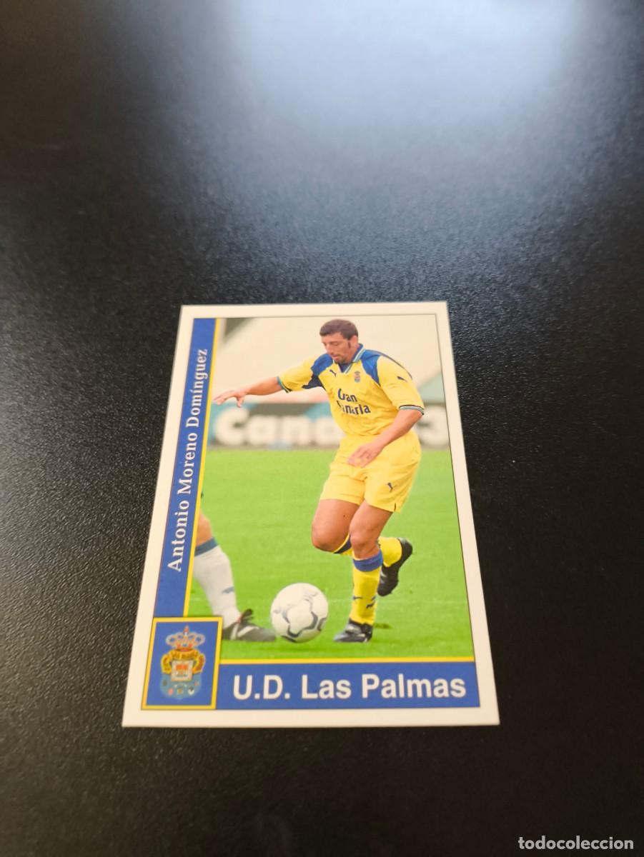 Cromos de F&uacute;tbol: 218 MORENO BAJA LAS PALMAS FUTBOL FICHAS LIGA 2001 2002 MUNDICROMO 01 02 NO PANINI LIGA ESTE