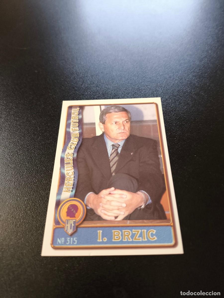 Cromos de F&uacute;tbol: 315 Brzic HERCULES ERROR Mundicromo 96 97 LAS FICHAS DE LA LIGA 1996 1997 NO PANINI LIGA ESTE