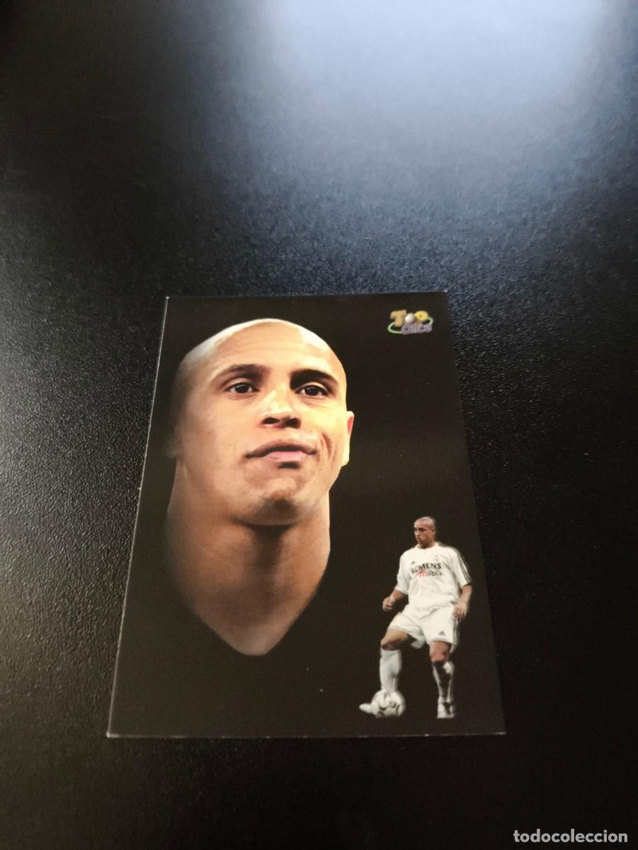Cromos de F&uacute;tbol: 615 ROBERTO CARLOS TOP REAL MADRID MUNDICROMO FICHAS LIGA FUTBOL 2003 2004 03 04