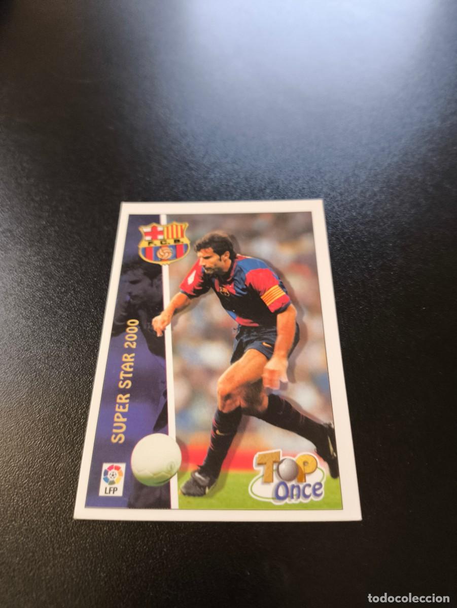 Cromos de F&uacute;tbol: N&ordm; 577 LUIS FIGO SUPER STAR TOP ONCE BARCELONA BAR&Ccedil;A FICHAS LIGA 1999 2000 MUNDICROMO 99 00