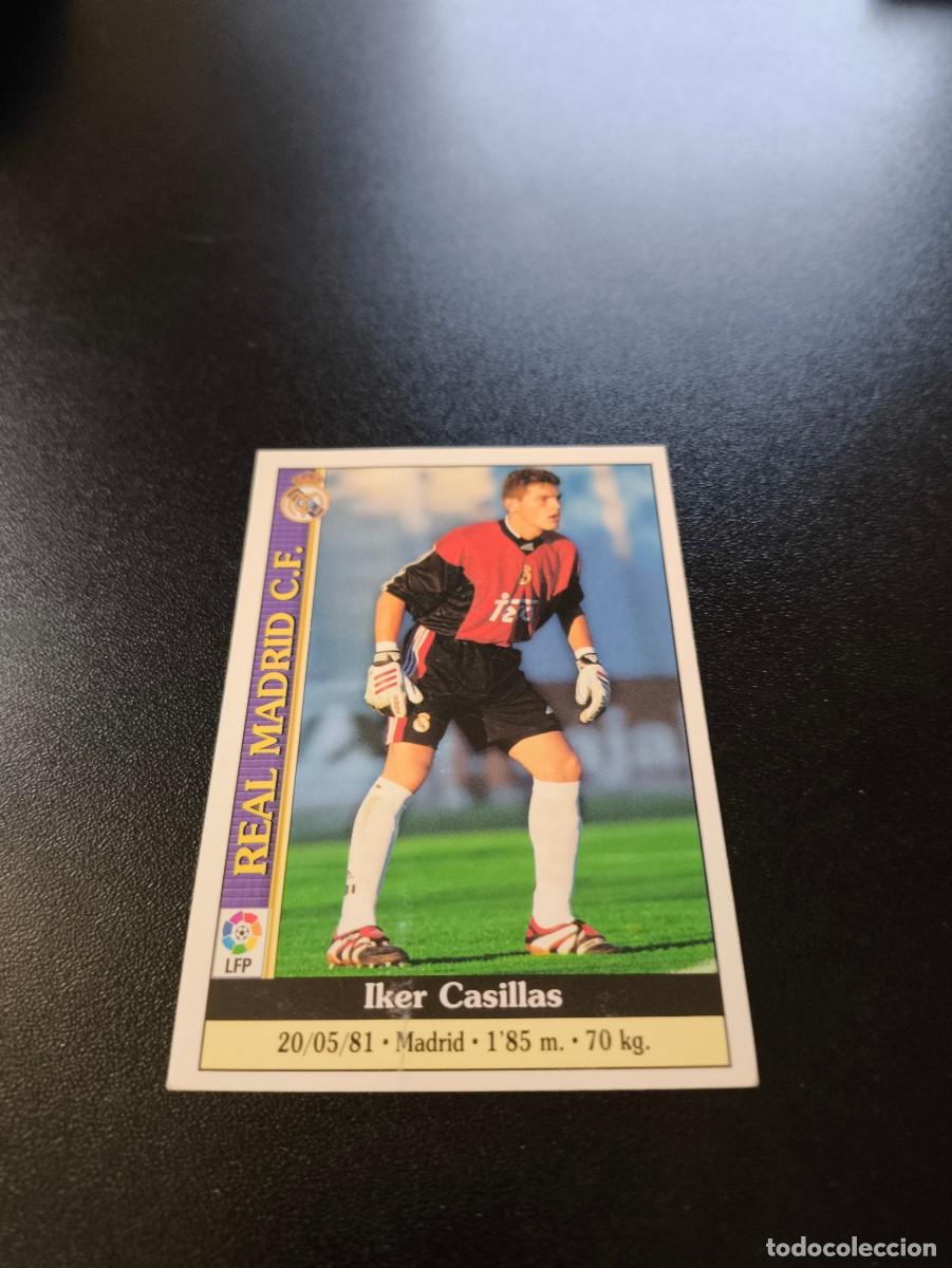 Cromos de F&uacute;tbol: MUNDICROMO FICHAS LIGA 2000 512 UH IKER CASILLAS REAL MADRID ROOKIE CARD 1999 00 LEER