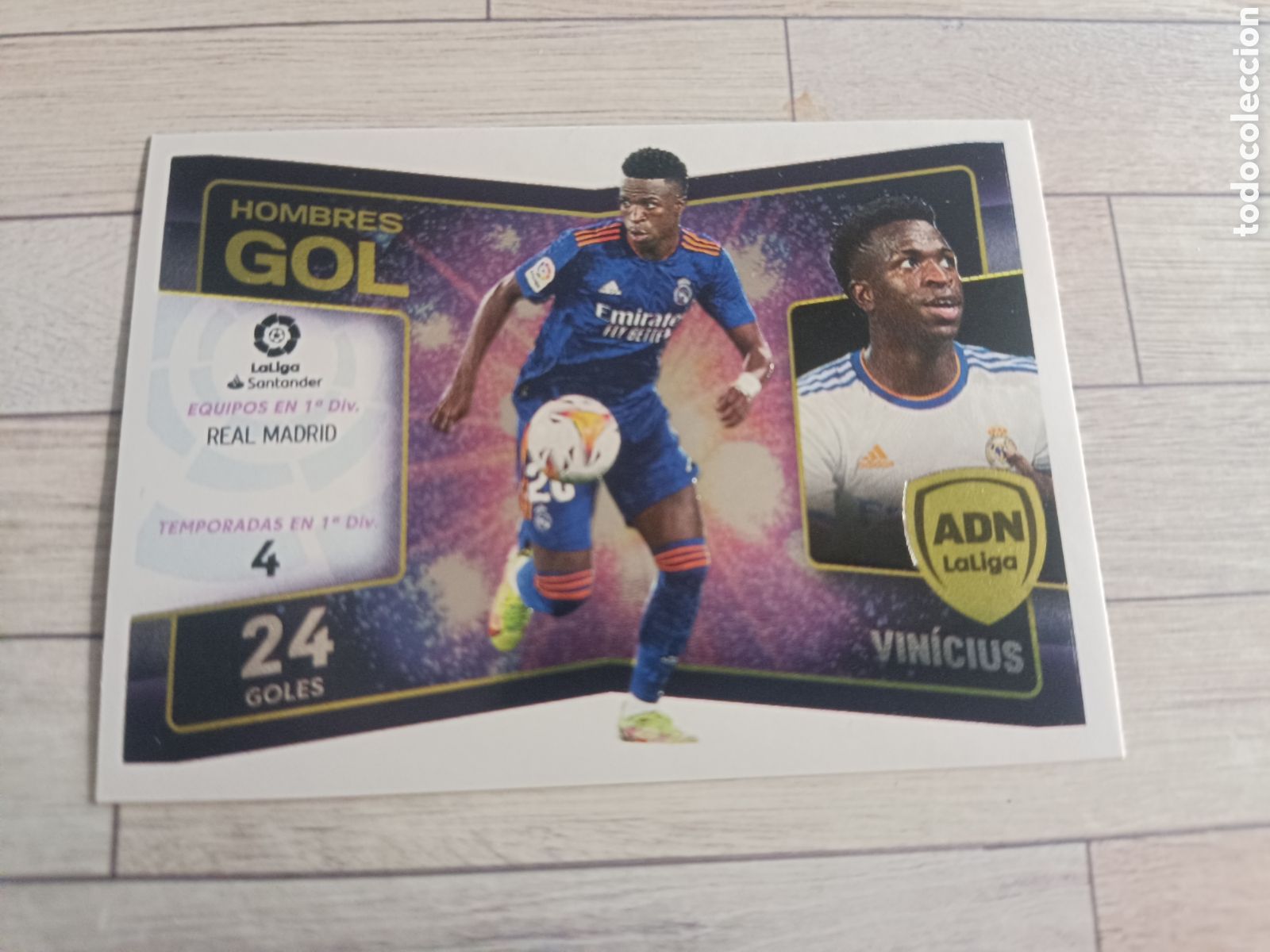 Cromos de F&uacute;tbol: 26 VINICIUS ADN HOMBRES GOL REAL MADRID LIGA ESTE 2022 2023 PANINI 22 23