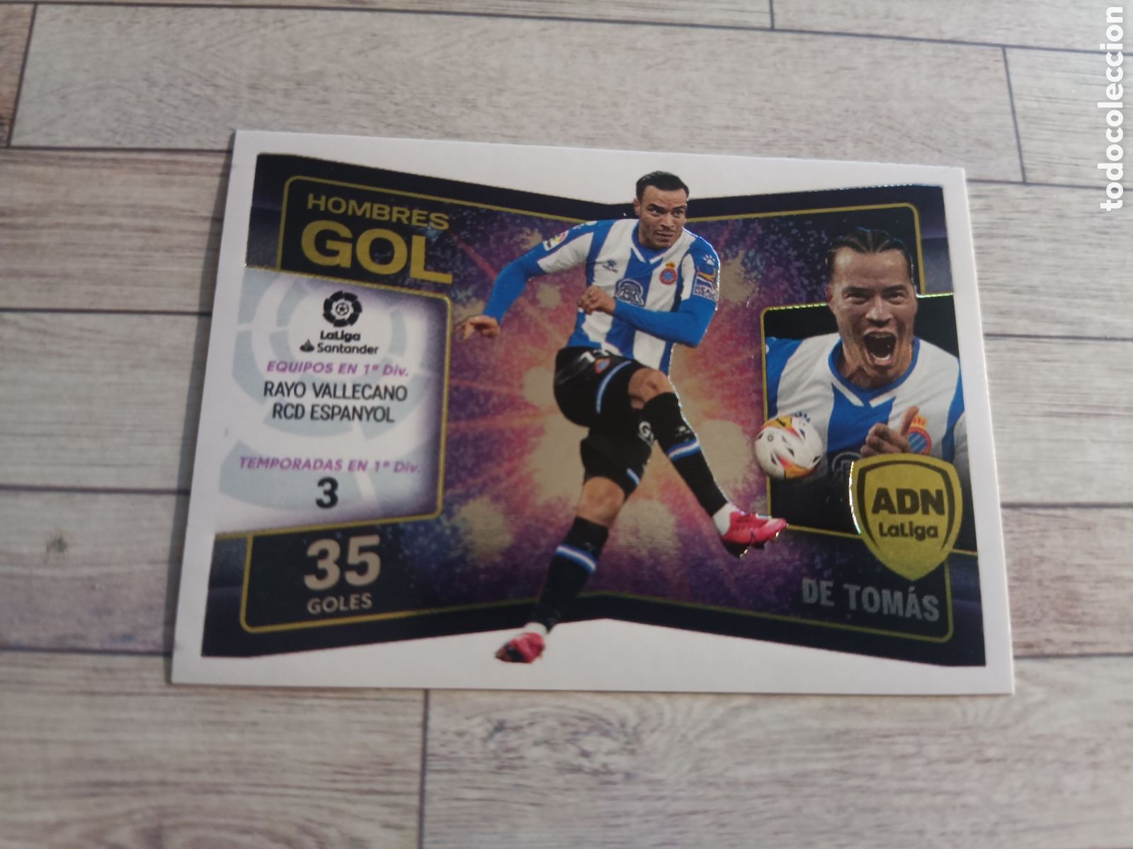 Cromos de F&uacute;tbol: 8 RAUL DE TOMAS ADN HOMBRES GOL ESPA&Ntilde;OL ESPANYOL LIGA ESTE 2022 2023 PANINI 22 23