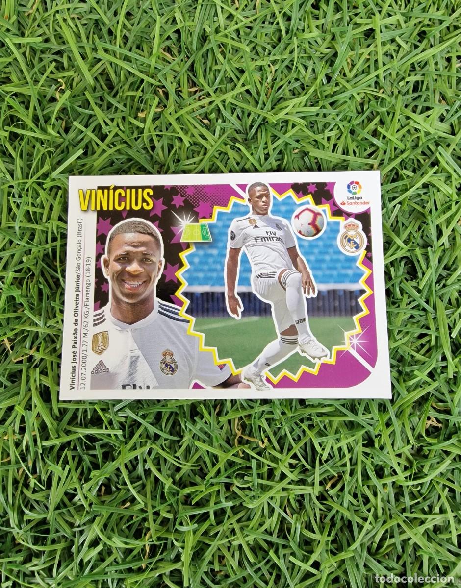 Football Stickers: VINICIUS REAL MADRID FICHAJE 15 ROOKIE LIGA ESTE 2018/19 18 19