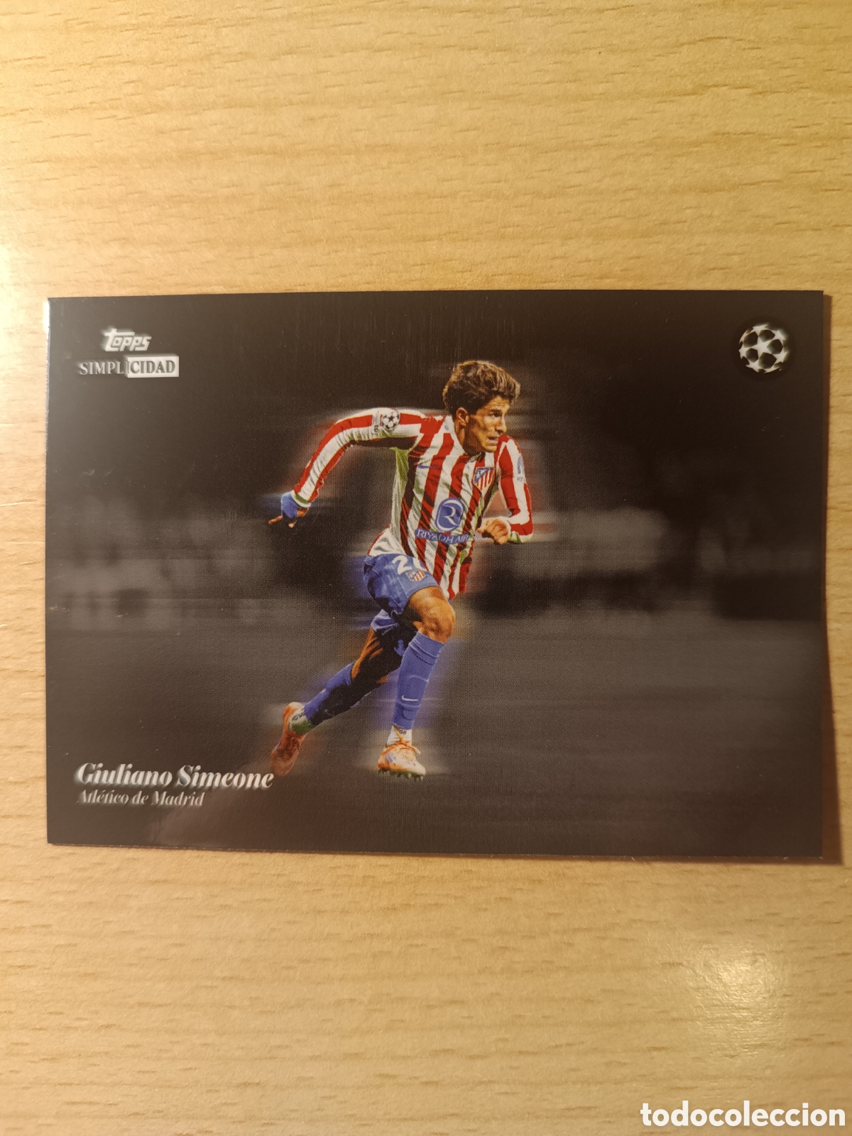 Cromos de F&uacute;tbol: GIULIANO SIMEONE SIMPLICIDAD 2025 2026 ATL&Eacute;TICO DE MADRID TOPPS 25 26