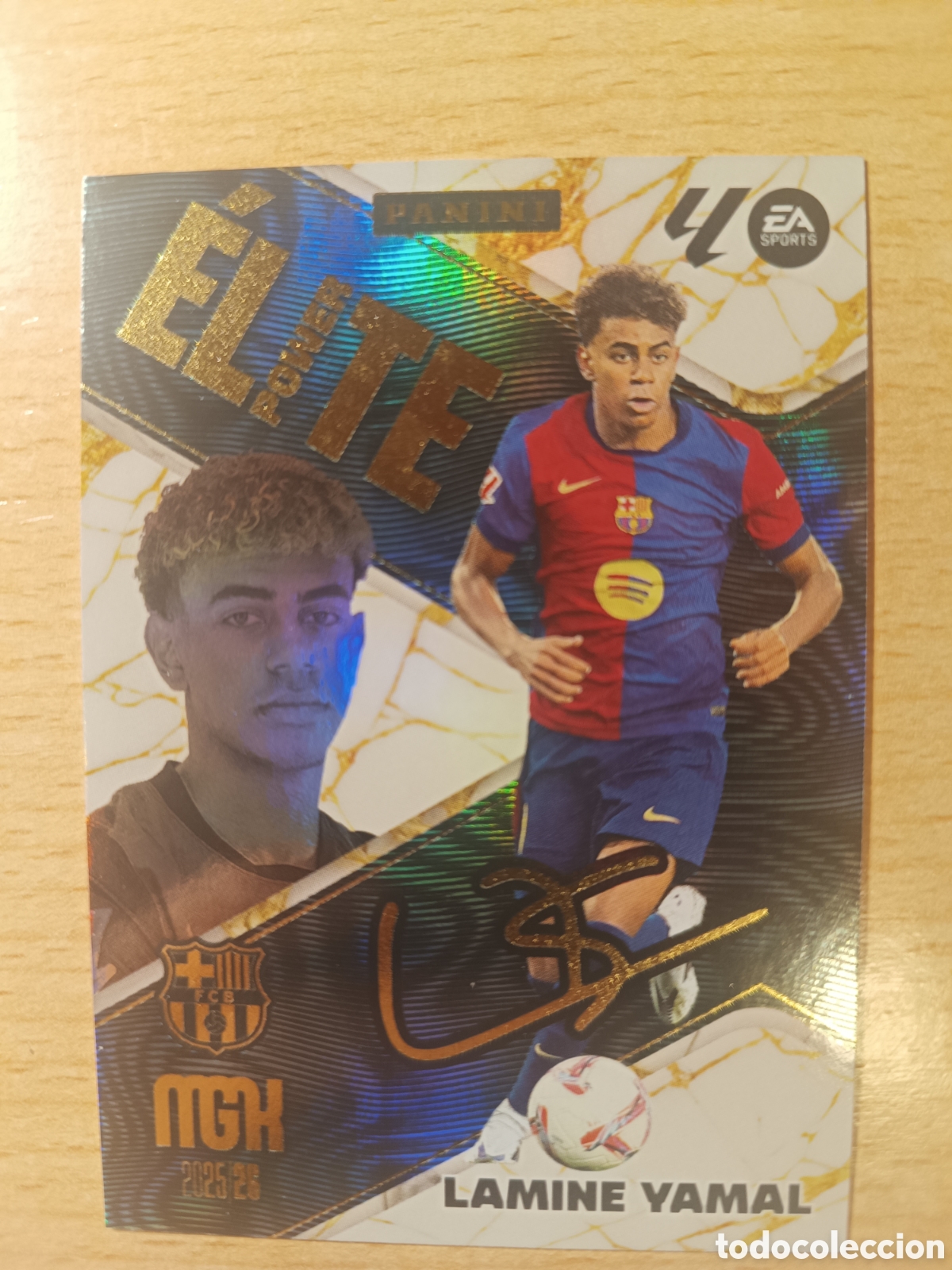 Cromos de F&uacute;tbol: P9 LAMINE YAMAL ELITE POWER FC BARCELONA MEGACRACKS 2025 2026 PANINI 25 26