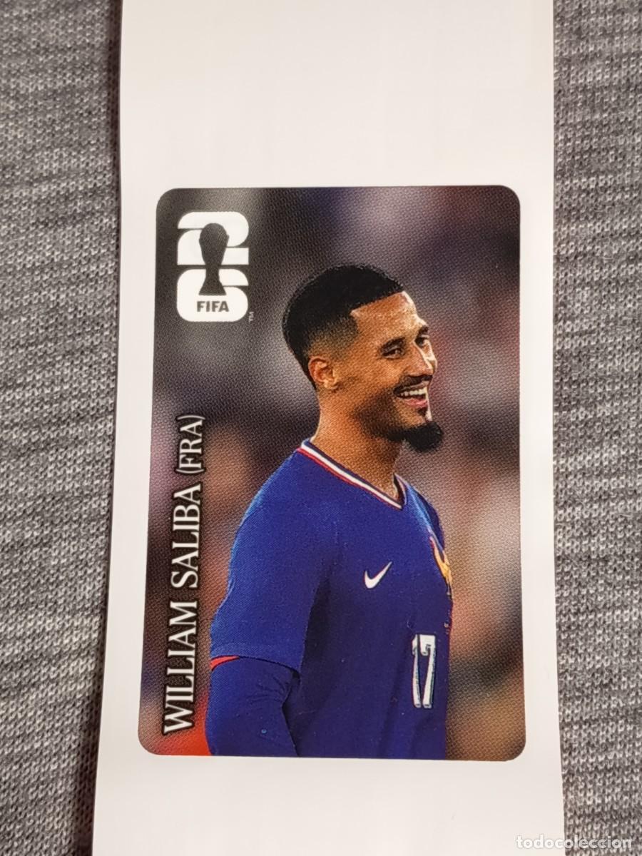 Cromos de F&uacute;tbol: WILLIAM SALIBA STICKER PROMOCI&Oacute;N COCA COLA MUNDIAL 2026 PANINI FIFA WORLD CUP NUEVO