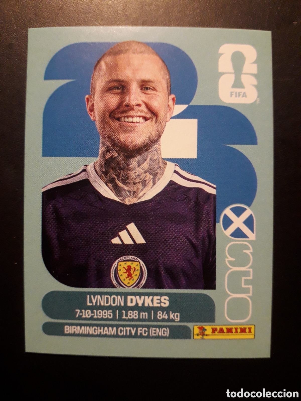 Cromos de F&uacute;tbol: DYKES ESCOCIA SCO 18 MUNDIAL F&Uacute;TBOL 2026 FIFA WORLD CUP PANINI SIN PEGAR PEDIDO M&Iacute;NIMO 3&euro;