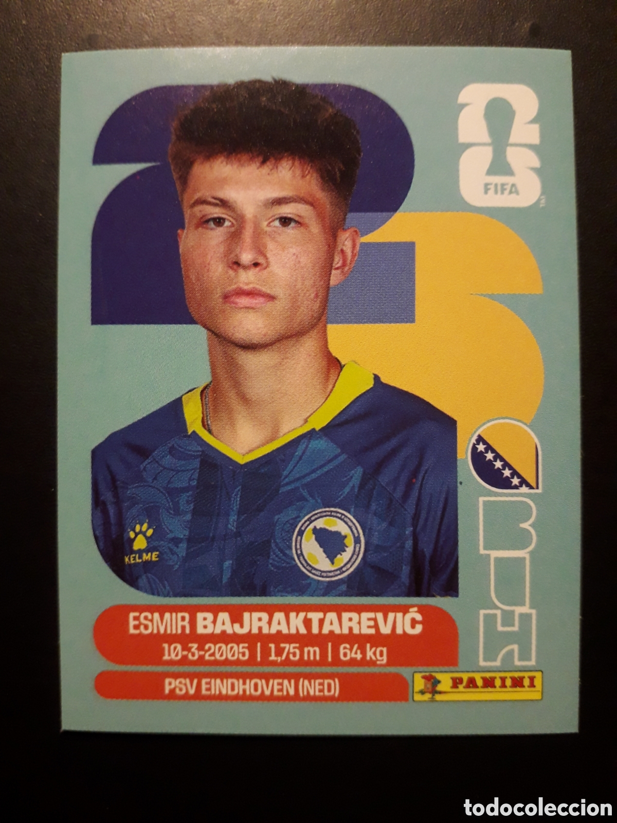 Cromos de F&uacute;tbol: BAJRAKTAREVIĆ BOSNIA HERCEGOVINA BIH 15 MUNDIAL F&Uacute;TBOL 2026 FIFA WORLD CUP PANINI PEDIDO M&Iacute;NIMO 3&euro;