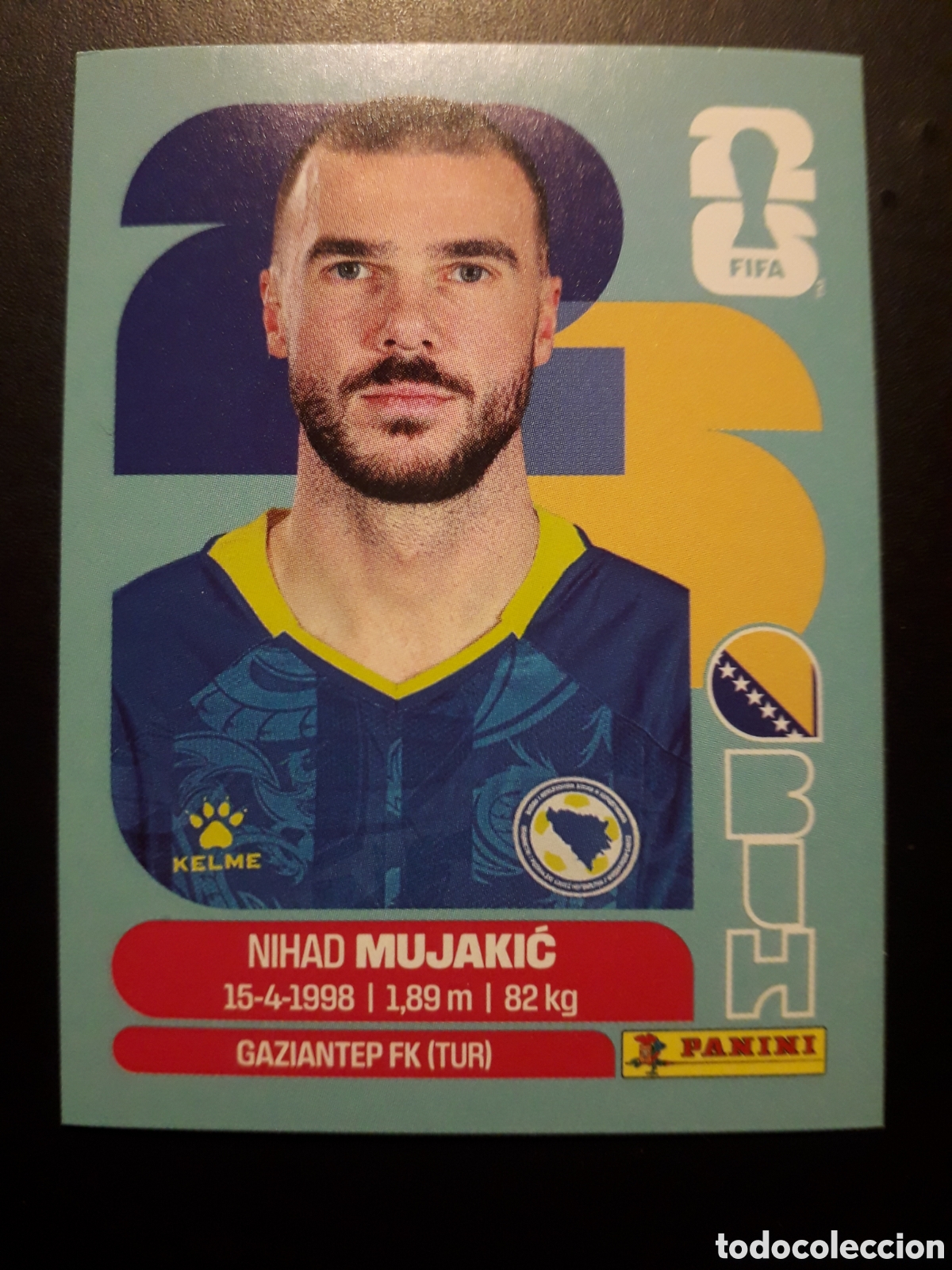 Cromos de F&uacute;tbol: MUJAKIĆ BOSNIA HERCEGOVINA BIH 6 MUNDIAL F&Uacute;TBOL 2026 FIFA WORLD CUP PANINI SIN PEG PEDIDO M&Iacute;NIMO 3&euro;