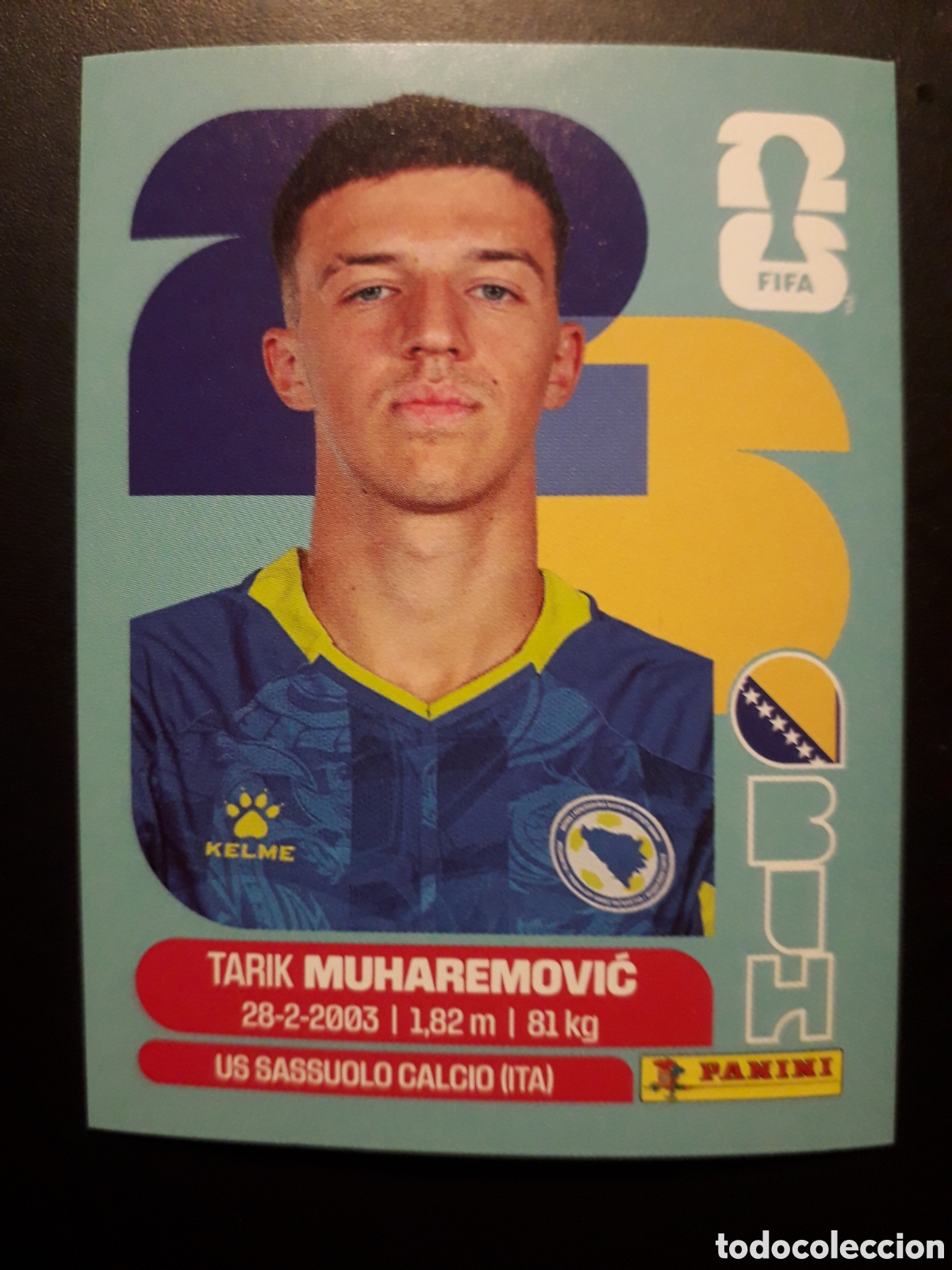 Cromos de F&uacute;tbol: MUHAREMOVIĆ BOSNIA HERCEGOVINA BIH 5 MUNDIAL F&Uacute;TBOL 2026 FIFA WORLD CUP PANINI PEDIDO M&Iacute;NIMO 3&euro;