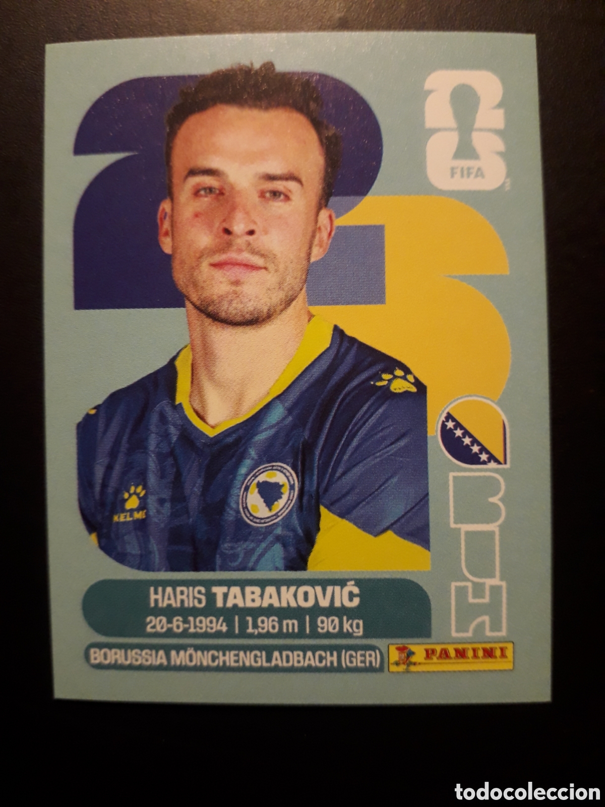 Cromos de F&uacute;tbol: TABAKOVIĆ BOSNIA HERCEGOVINA BIH 20 MUNDIAL F&Uacute;TBOL 2026 FIFA WORLD CUP PANINI PEDIDO M&Iacute;NIMO 3&euro;