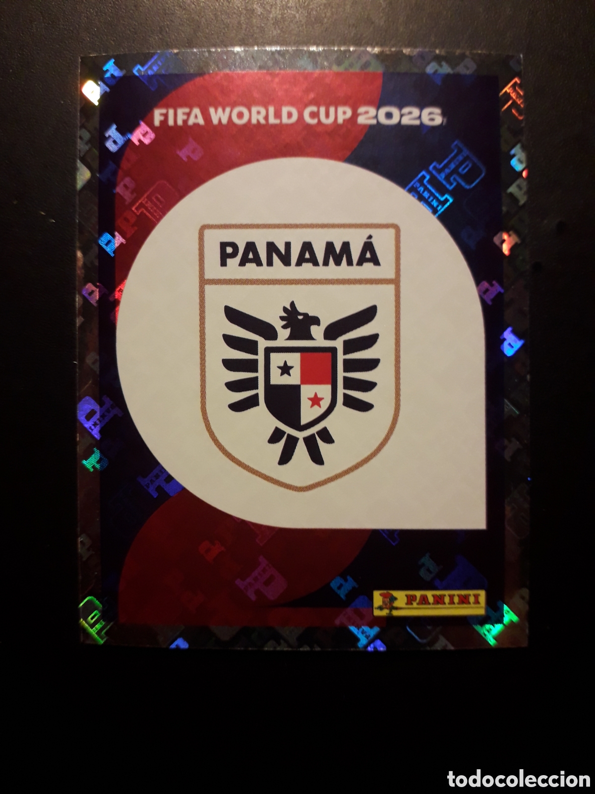 Cromos de F&uacute;tbol: ESCUDO PANAM&Aacute; PAN 1 MUNDIAL F&Uacute;TBOL 2026 FIFA WORLD CUP PANINI SIN PEGAR PEDIDO M&Iacute;NIMO 3&euro;