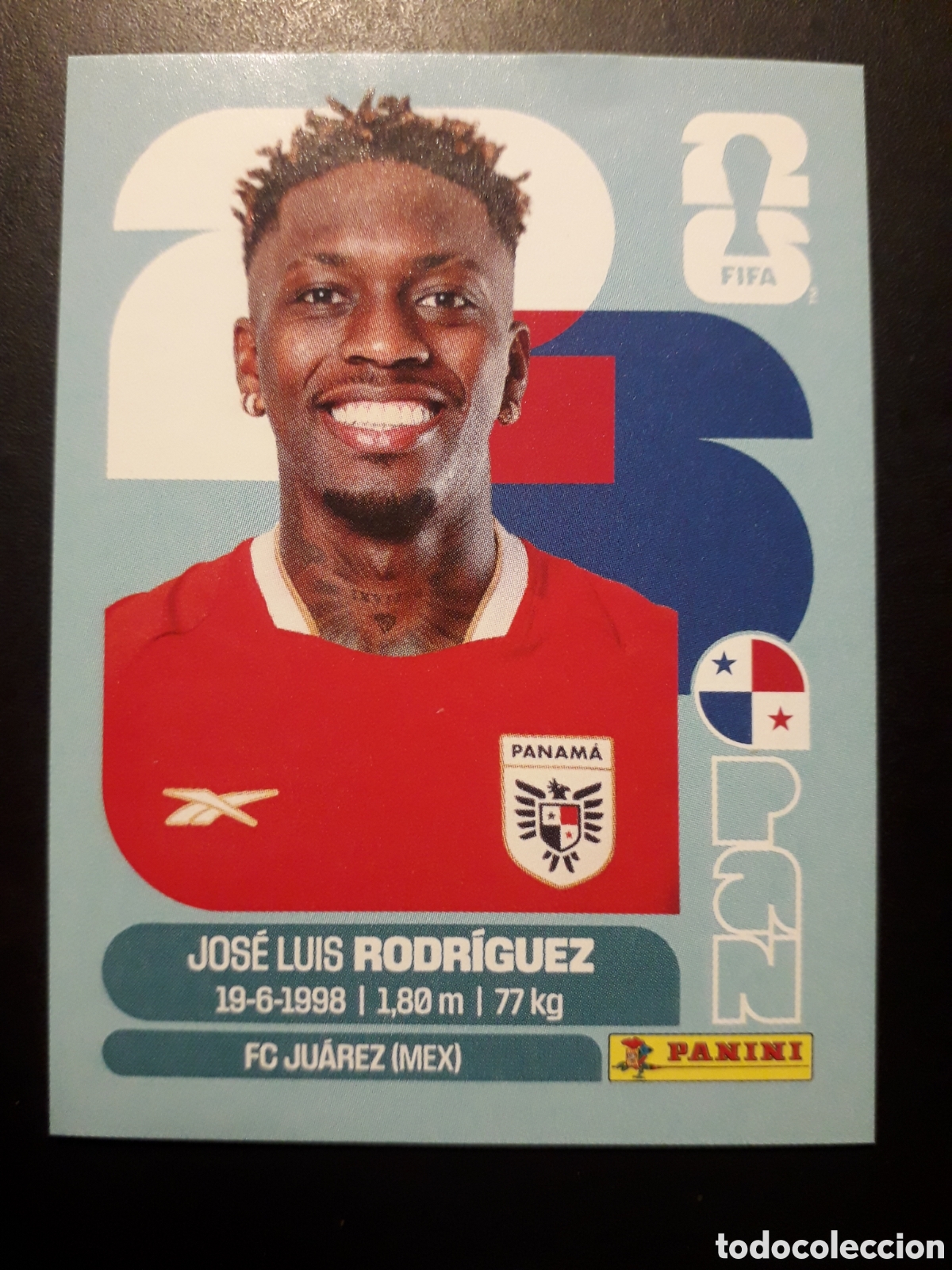 Cromos de F&uacute;tbol: RODR&Iacute;GUEZ PANAM&Aacute; PAN 19 MUNDIAL F&Uacute;TBOL 2026 FIFA WORLD CUP PANINI SIN PEGAR PEDIDO M&Iacute;NIMO 3&euro;.