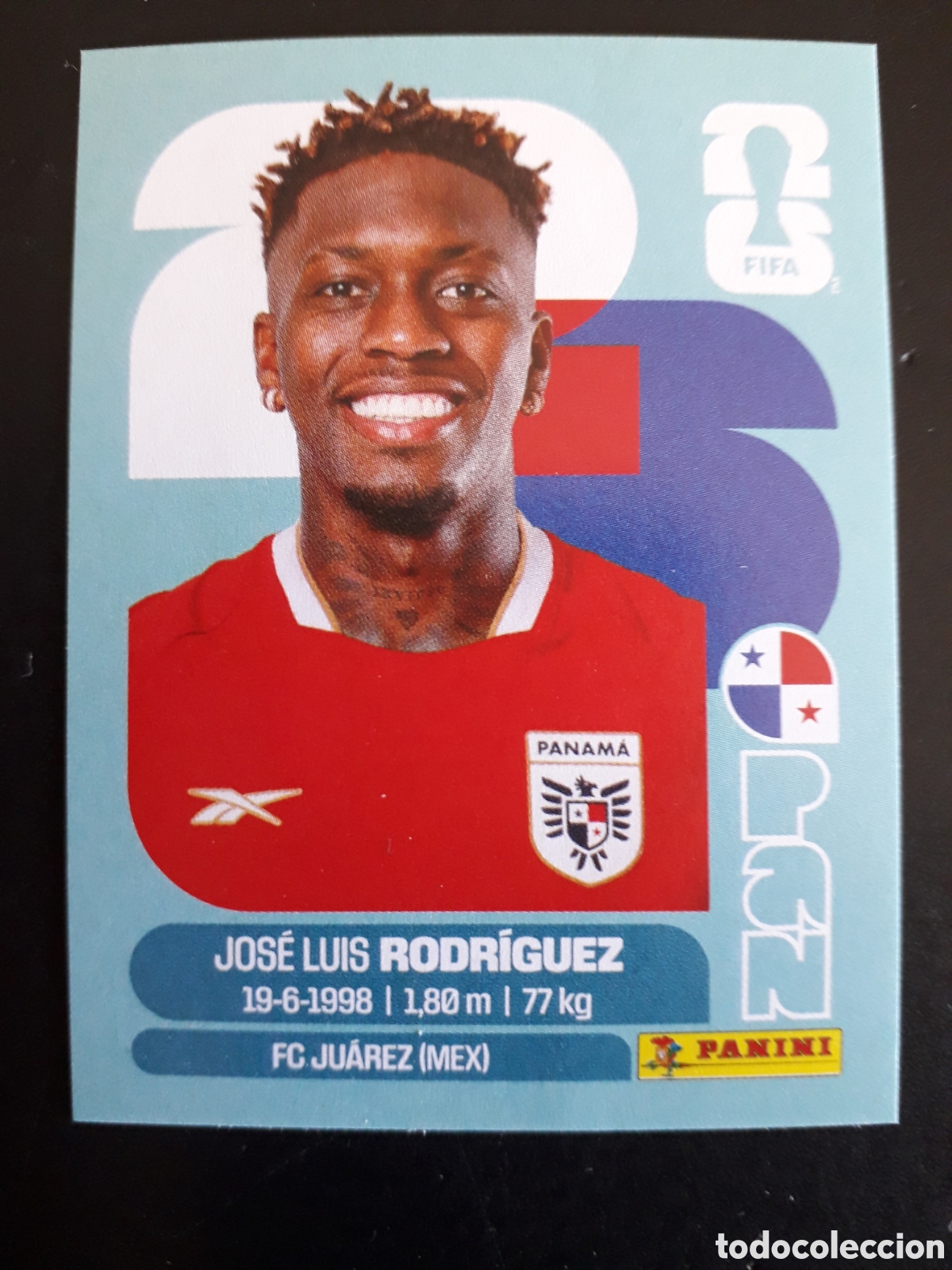 Cromos de F&uacute;tbol: RODR&Iacute;GUEZ PANAM&Aacute; PAN 19 MUNDIAL F&Uacute;TBOL 2026 FIFA WORLD CUP PANINI SIN PEGAR PEDIDO M&Iacute;NIMO 3&euro;.