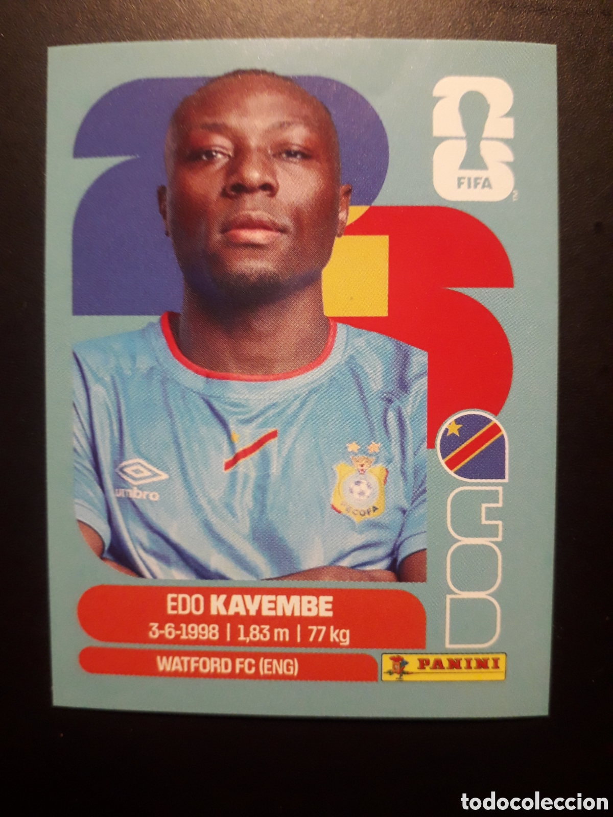 Cromos de F&uacute;tbol: EDO KAVEMBE CONGO COD 10 MUNDIAL F&Uacute;TBOL 2026 FIFA WORLD CUP PANINI SIN PEGAR PEDIDO M&Iacute;NIMO 3&euro;